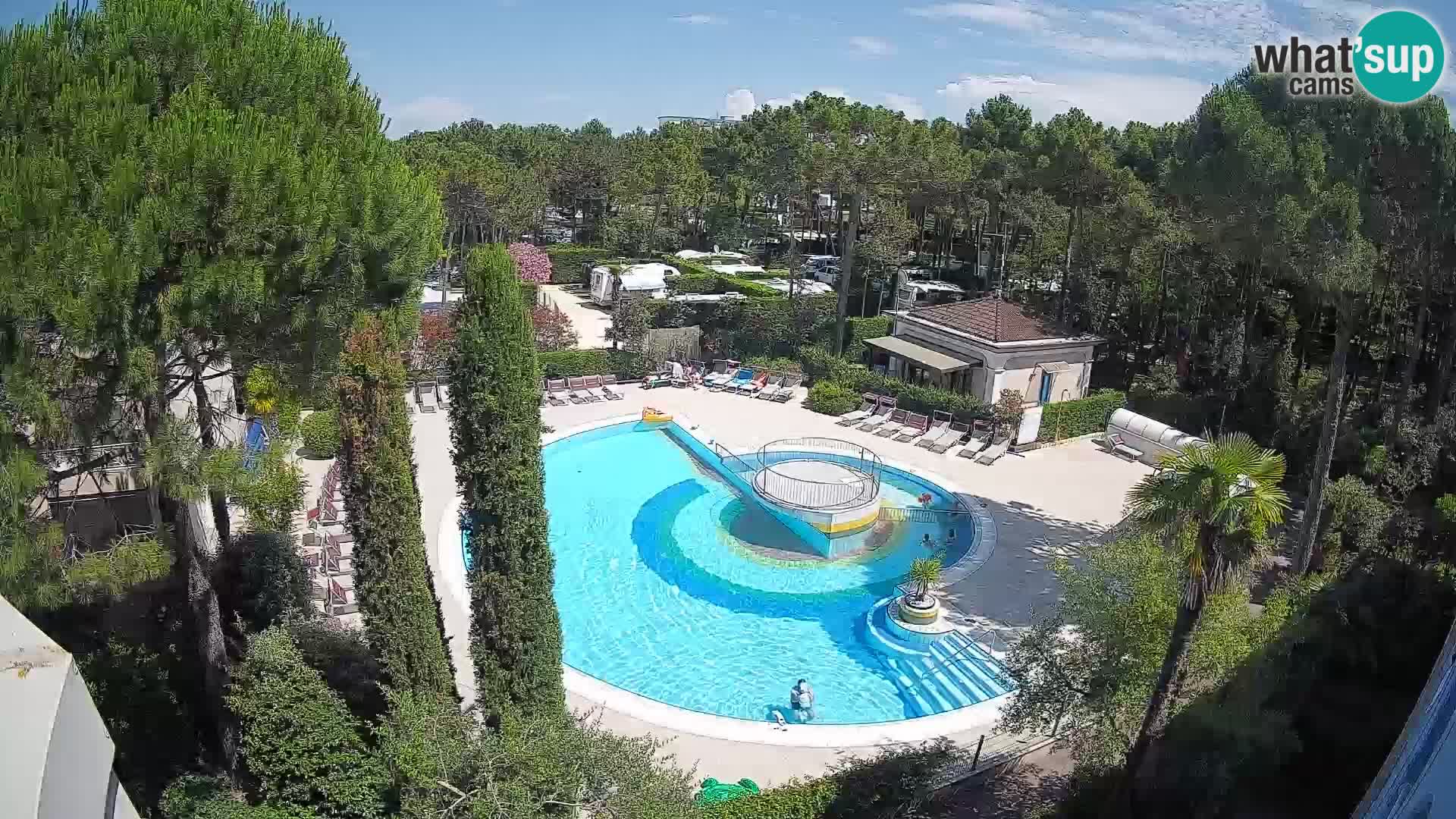 Villaggio Mare Blu pool LIVE webcam Bibione Pineda – Italy
