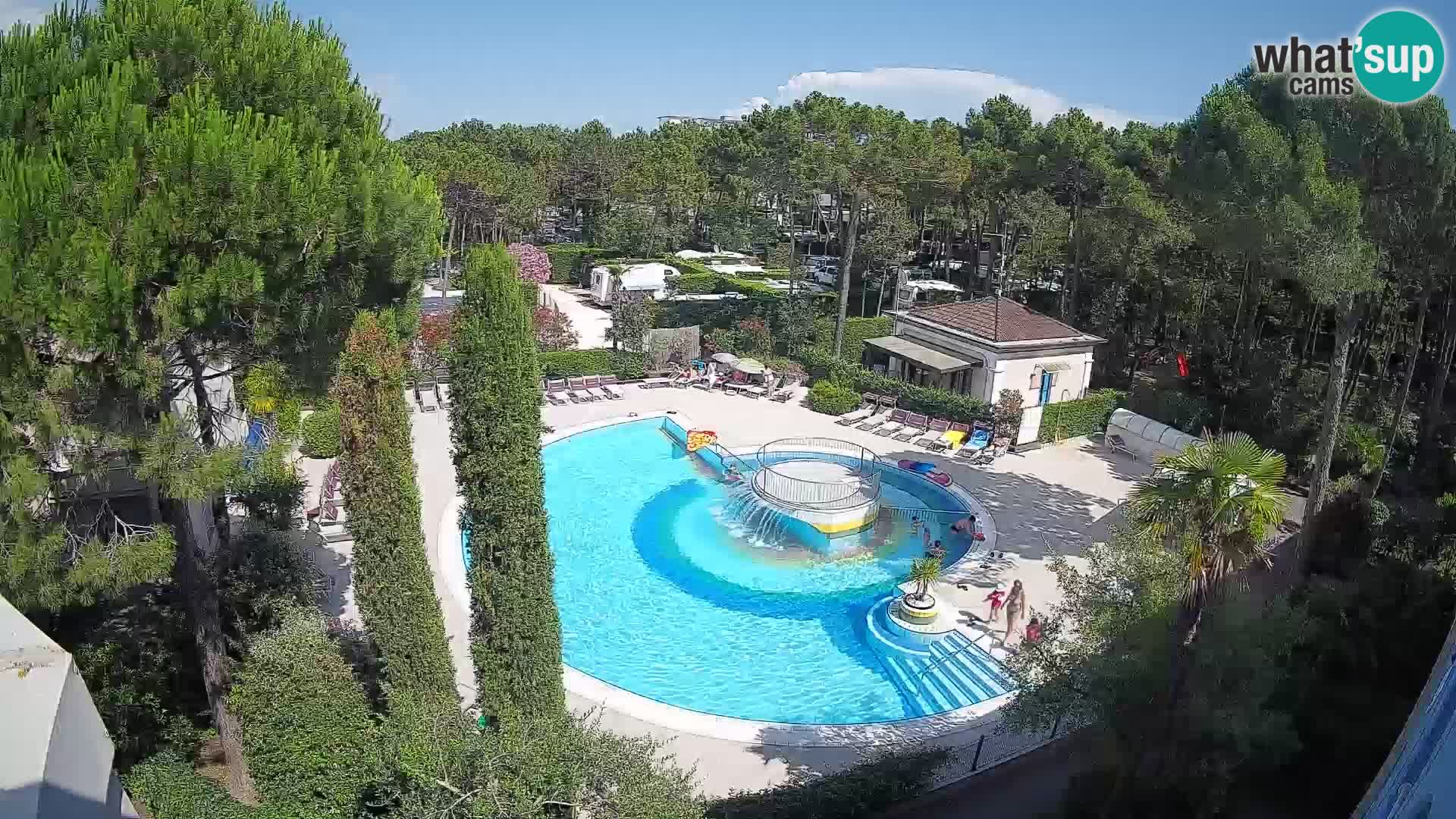 Villaggio Mare Blu pool LIVE webcam Bibione Pineda – Italy