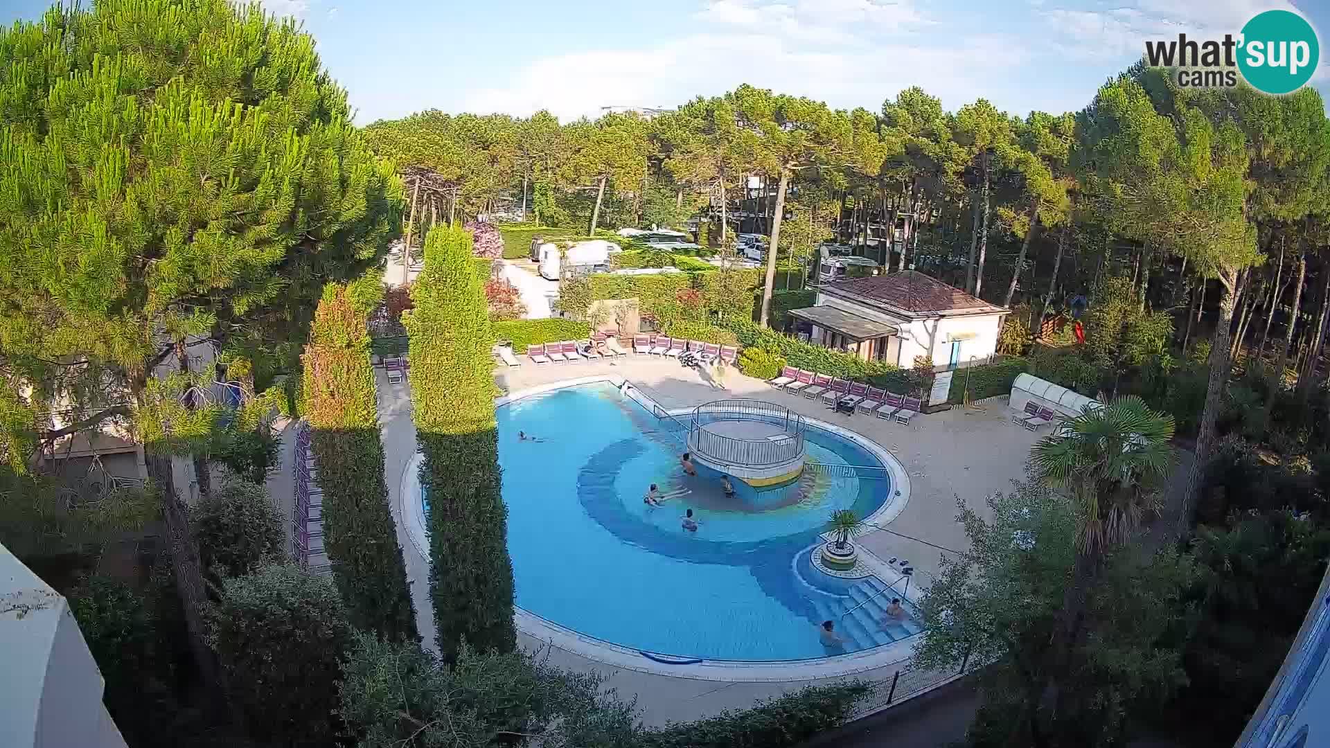 Villaggio Mare Blu pool LIVE webcam Bibione Pineda – Italy