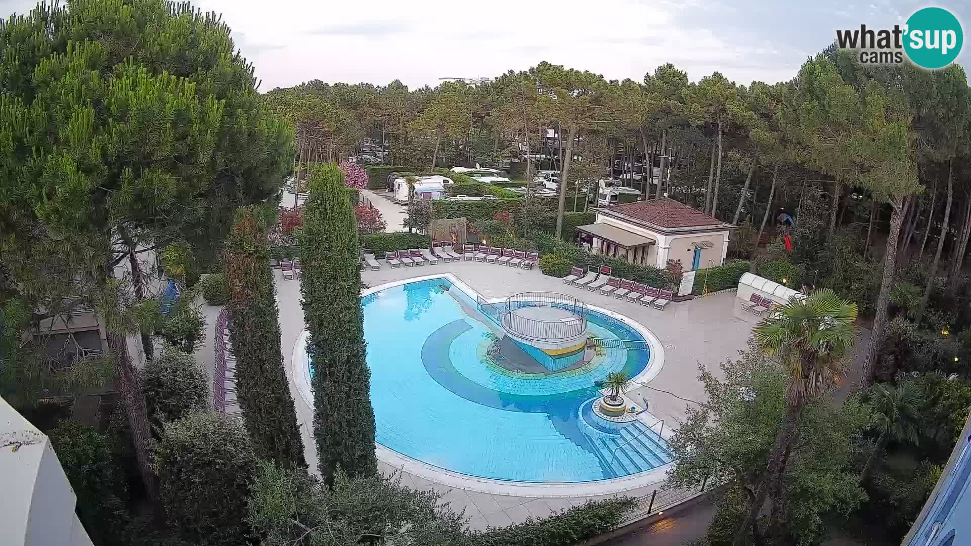 Villaggio Mare Blu pool LIVE webcam Bibione Pineda – Italy