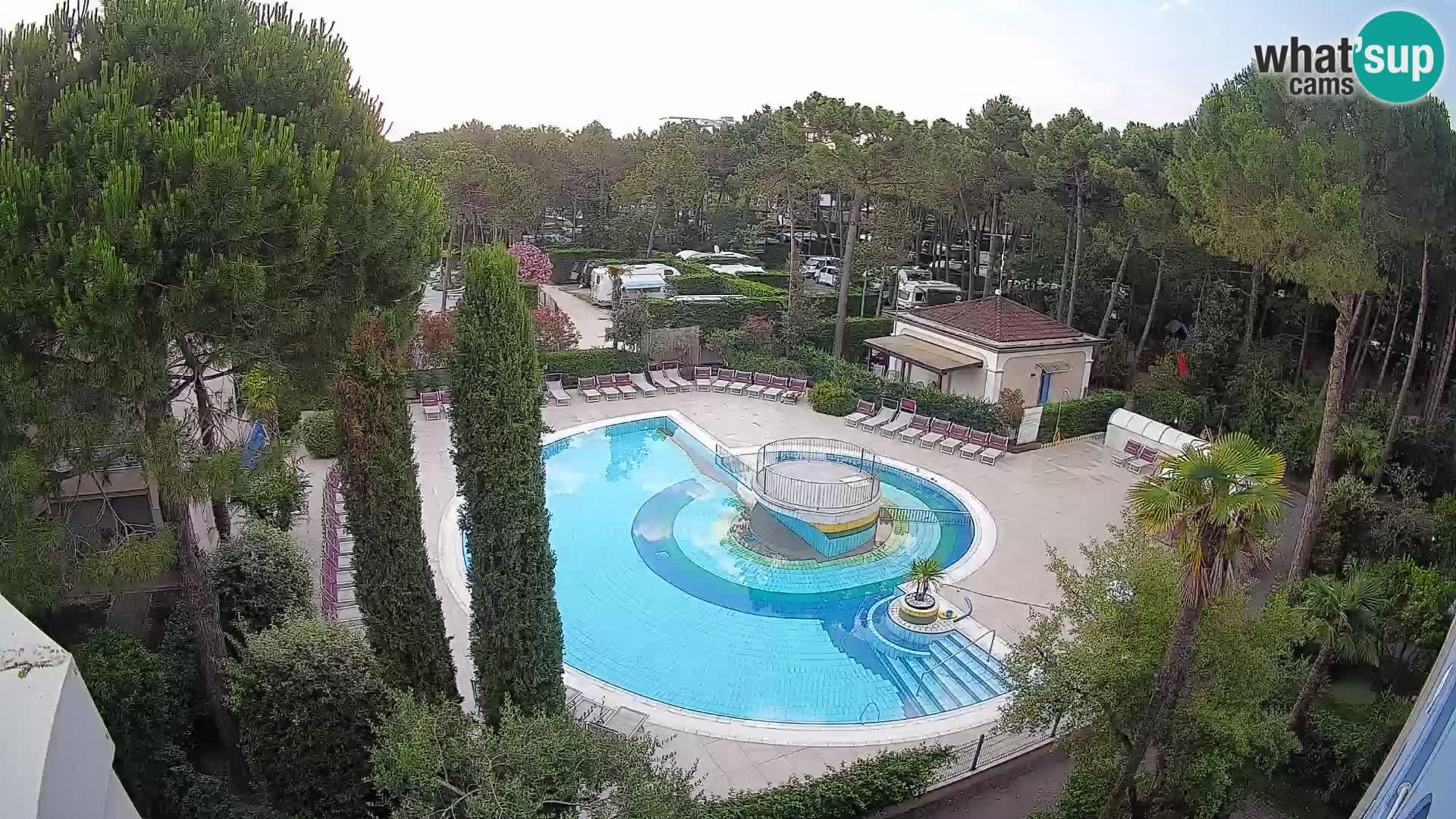 Villaggio Mare Blu Pool LIVE-Webcam Bibione Pineda – Italien