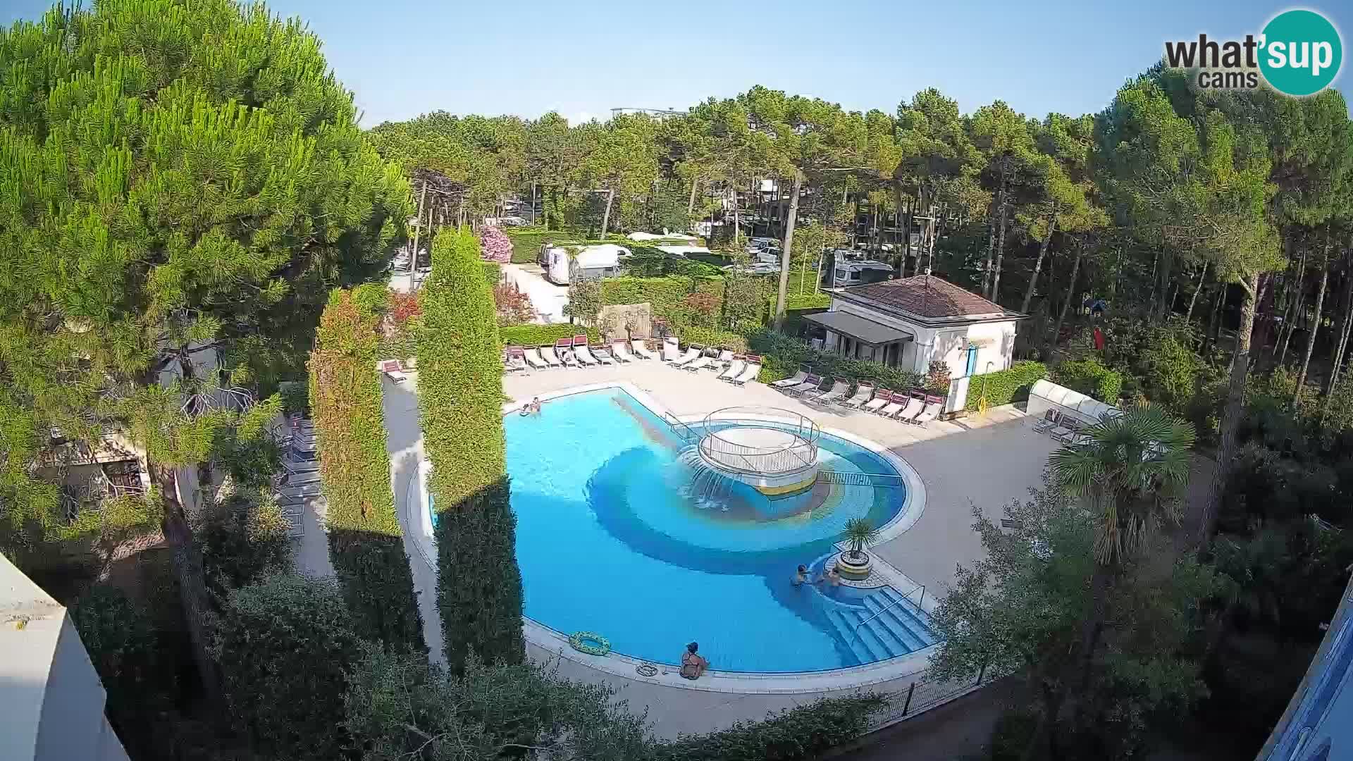Piscina Villaggio Mare Blu EN VIVO webcam Bibione Pineda – Italia
