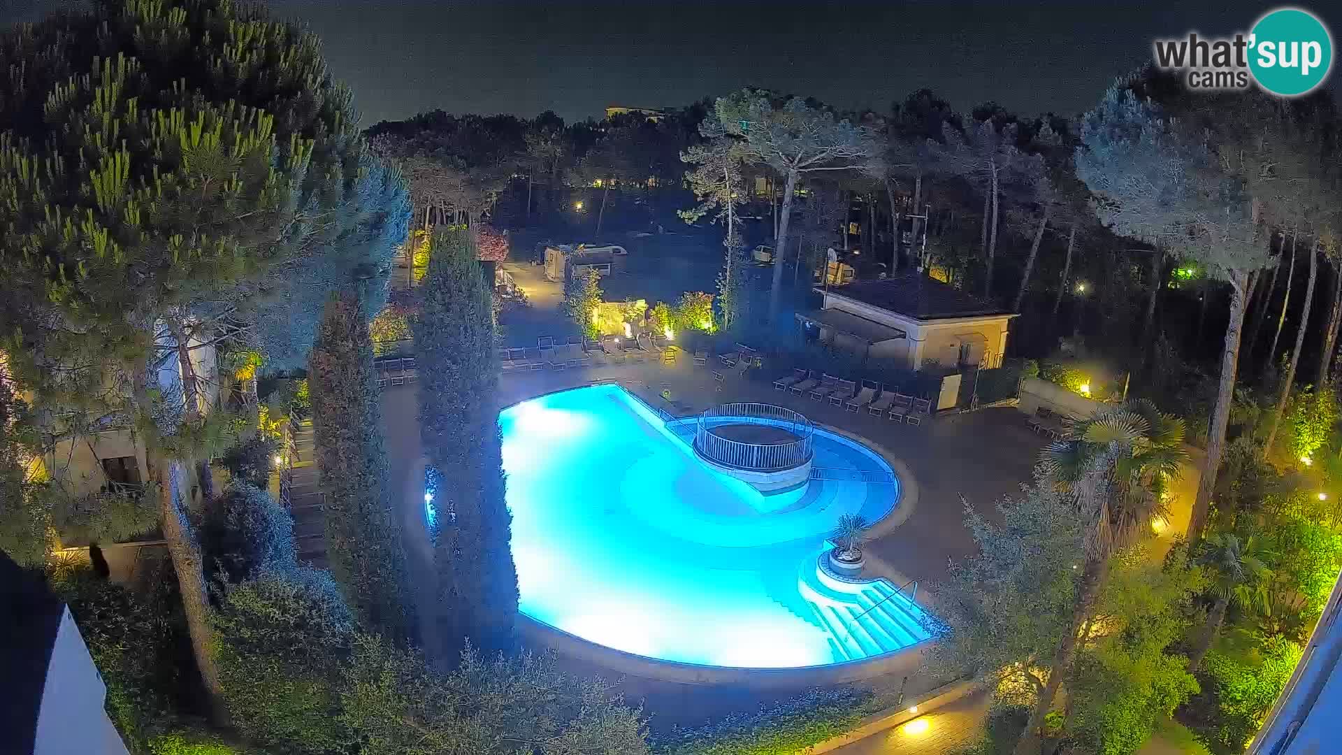 Villaggio Mare Blu pool LIVE webcam Bibione Pineda – Italy