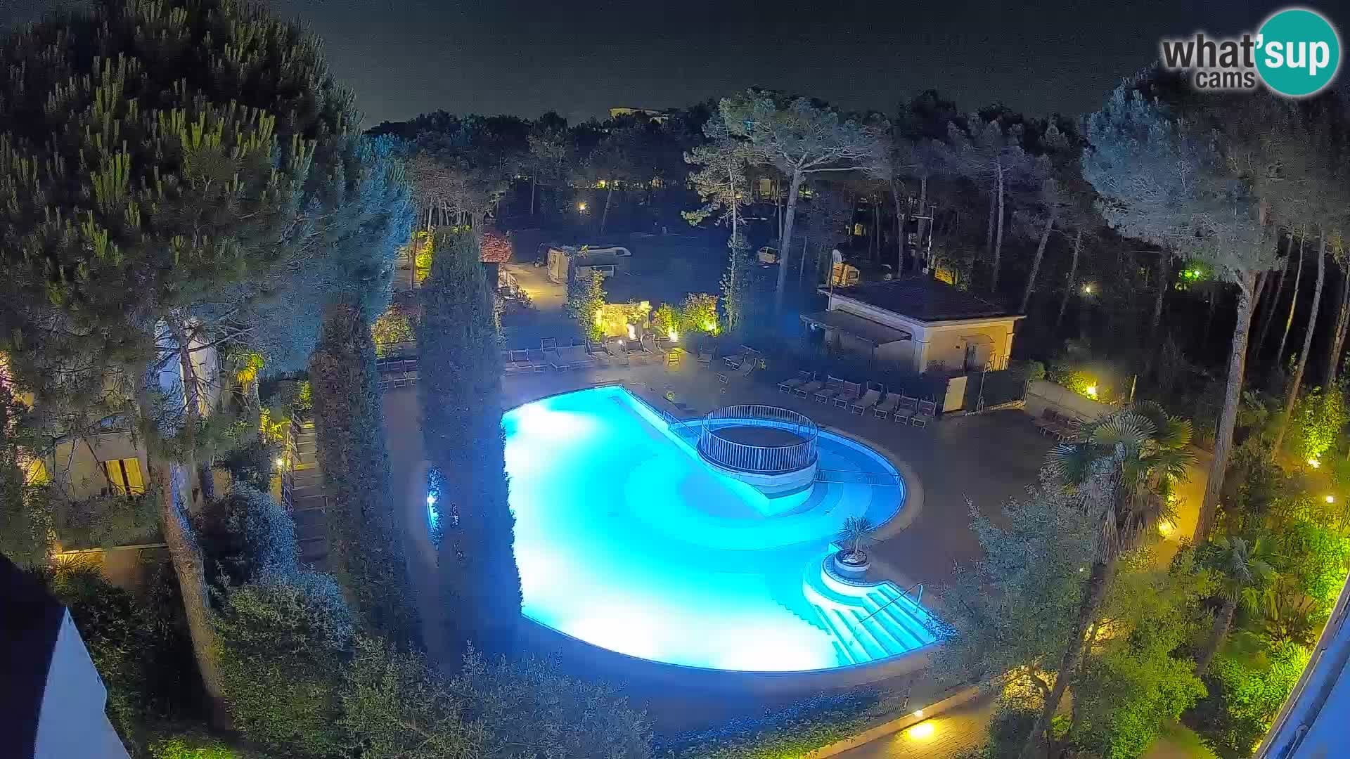 Piscina Villaggio Mare Blu webcam LIVE Bibione Pineda – Italia