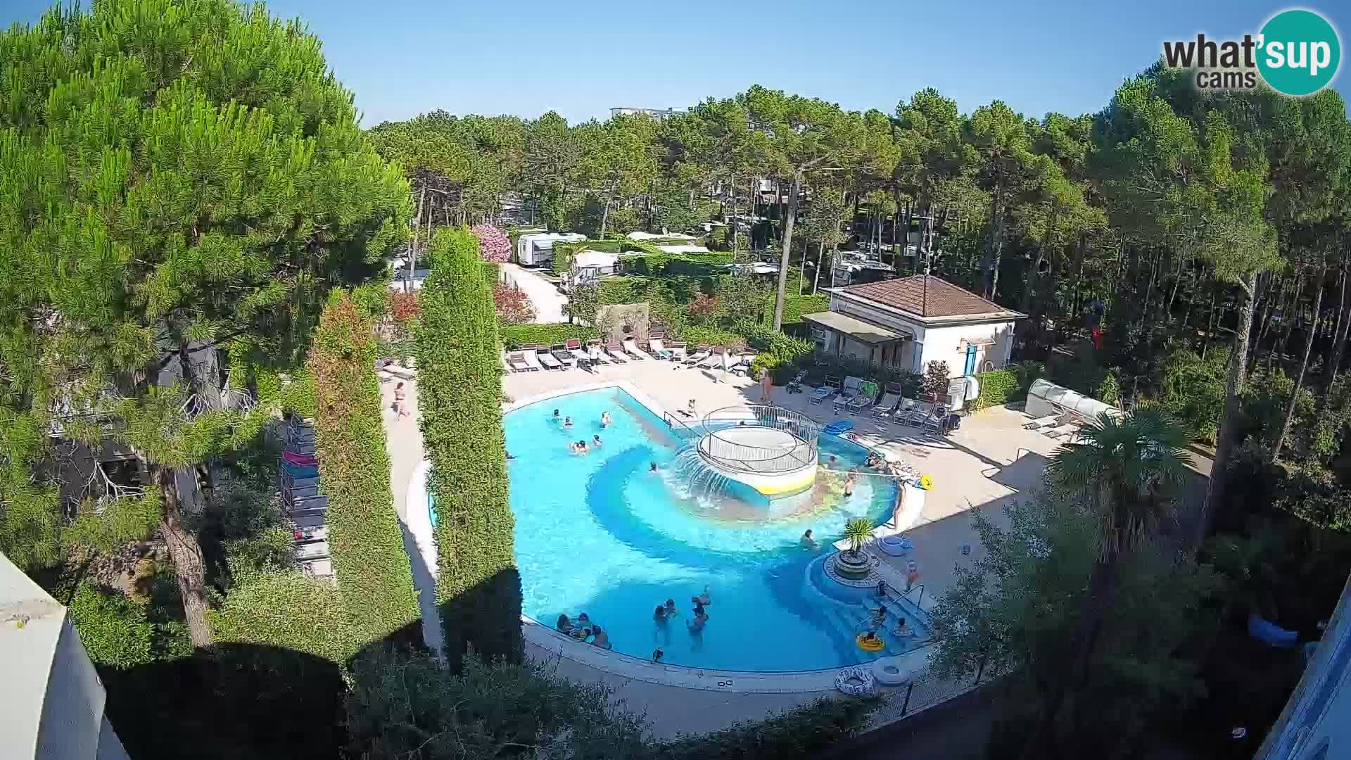 Villaggio Mare Blu pool LIVE webcam Bibione Pineda – Italy
