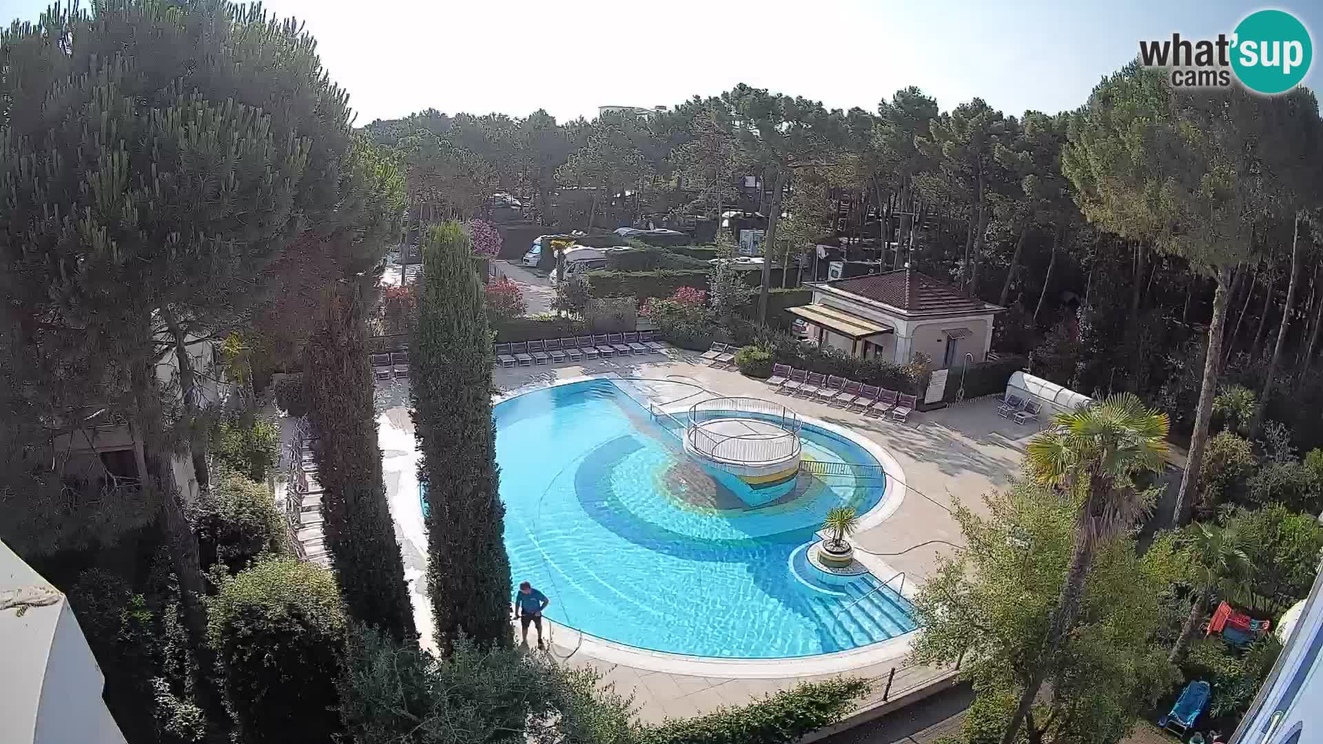 Villaggio Mare Blu Pool LIVE-Webcam Bibione Pineda – Italien