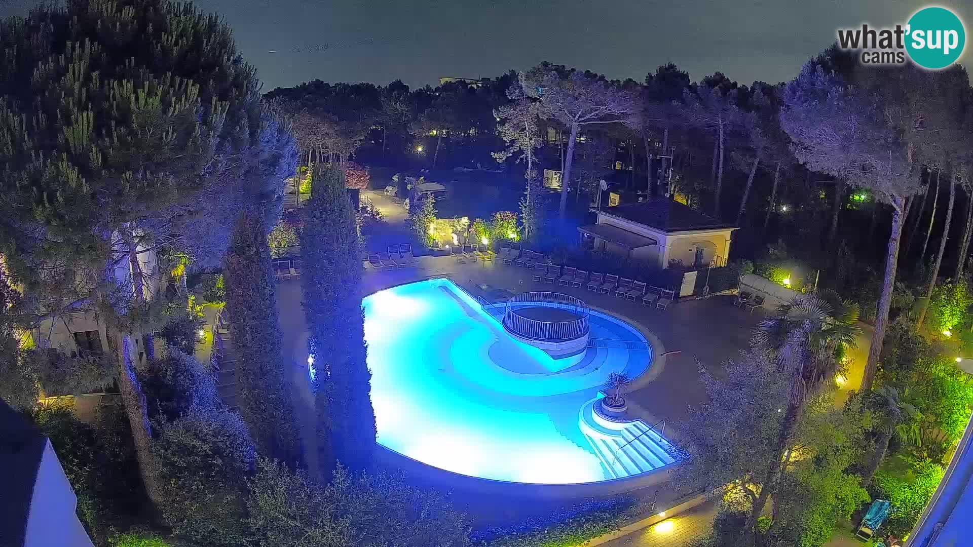 Piscina Villaggio Mare Blu webcam LIVE Bibione Pineda – Italia