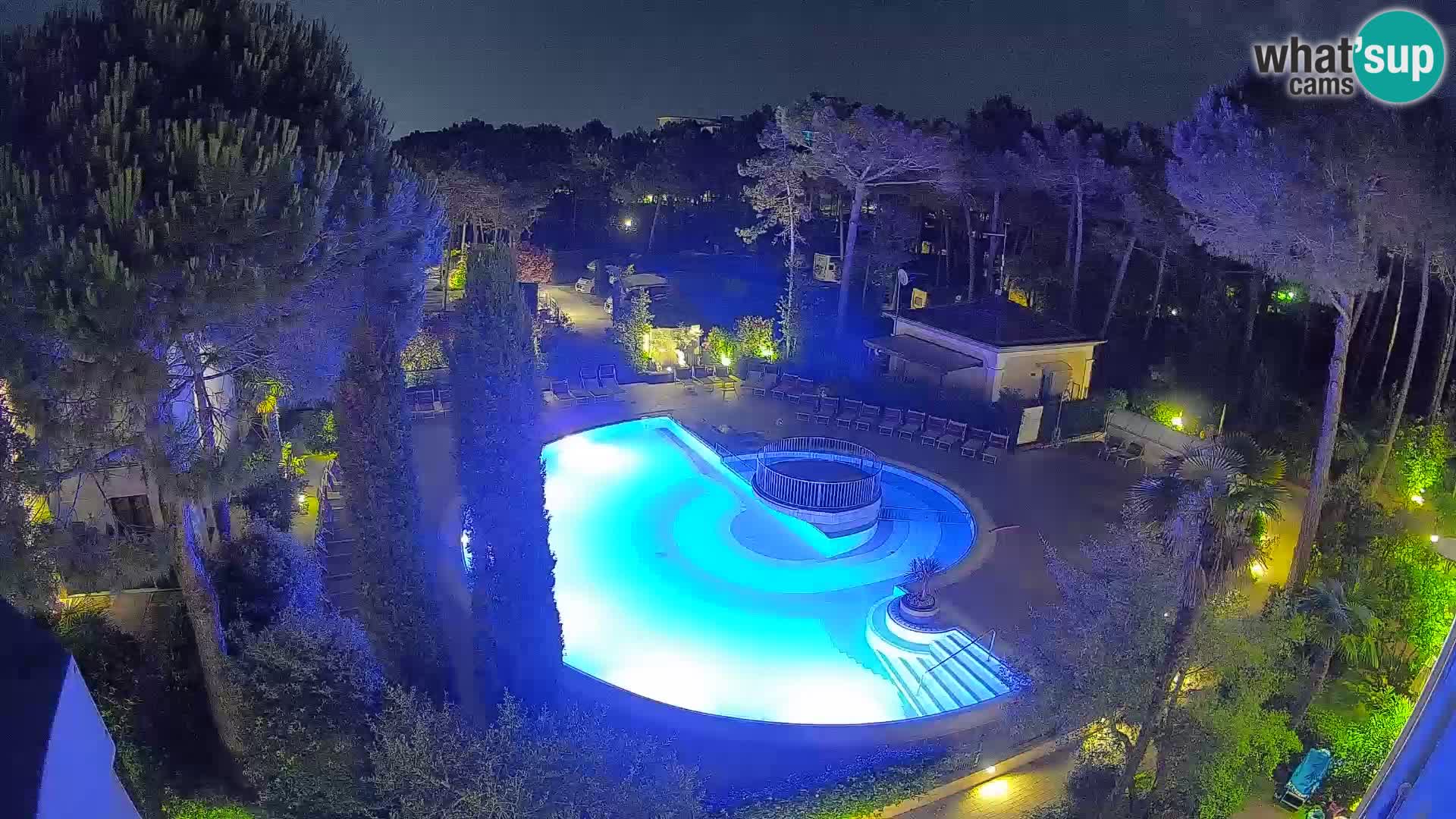 Villaggio Mare Blu piscine LIVE webcam Bibione Pineda – Italie