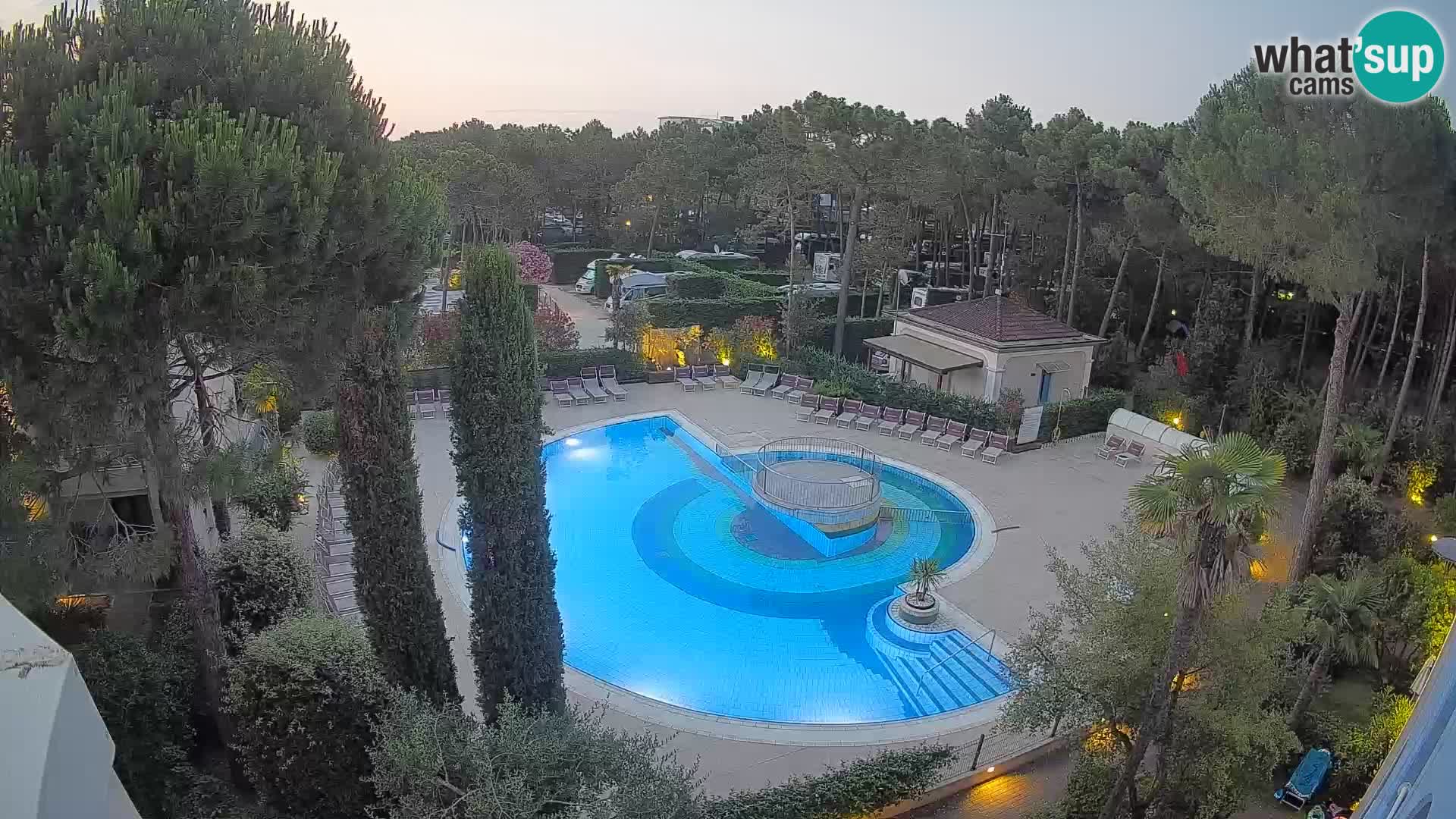 Villaggio Mare Blu pool LIVE webcam Bibione Pineda – Italy