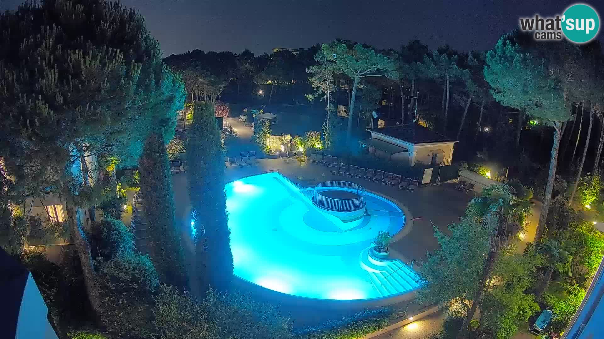 Villaggio Mare Blu pool LIVE webcam Bibione Pineda – Italy
