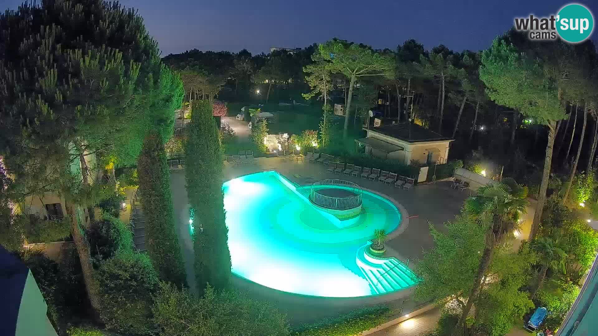 Villaggio Mare Blu piscine LIVE webcam Bibione Pineda – Italie