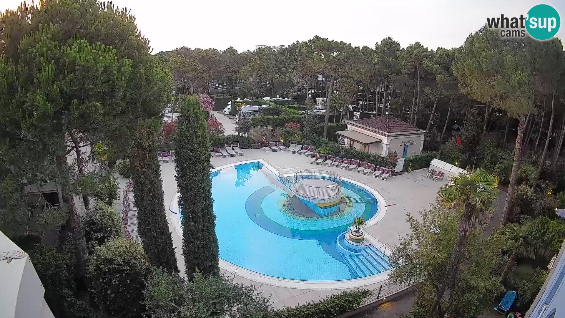 Villaggio Mare Blu piscine LIVE webcam Bibione Pineda – Italie