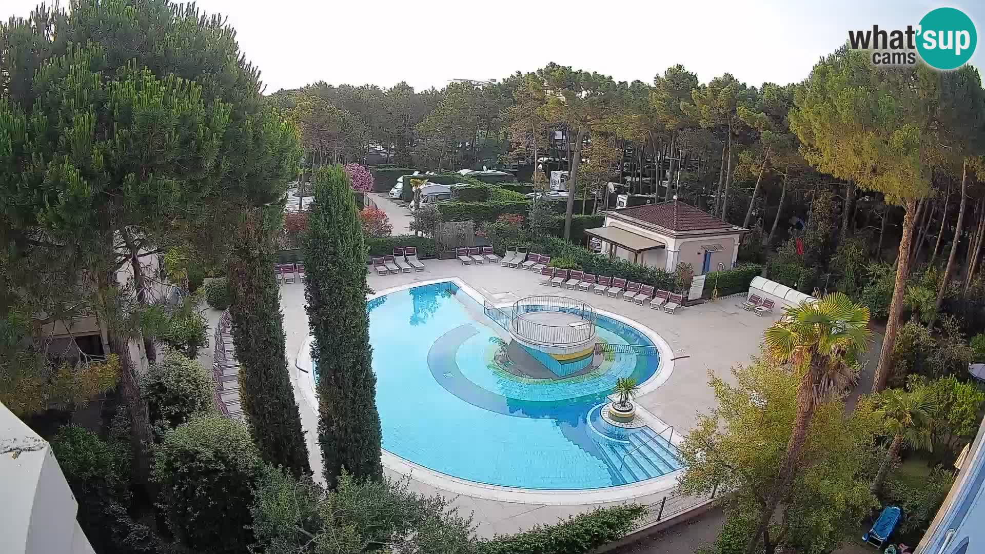 Piscina Villaggio Mare Blu webcam LIVE Bibione Pineda – Italia
