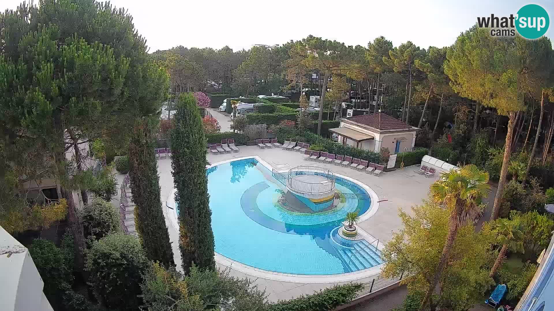 Piscina Villaggio Mare Blu EN VIVO webcam Bibione Pineda – Italia
