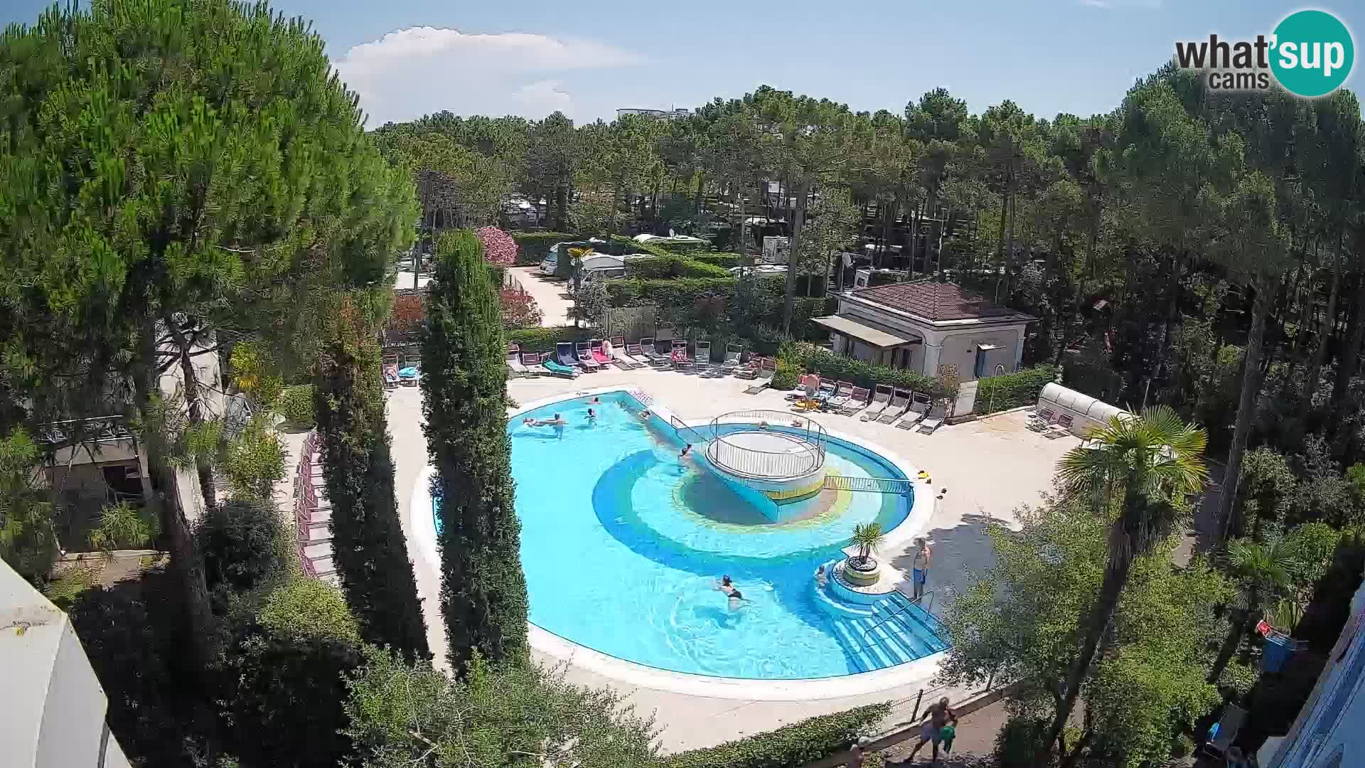 Villaggio Mare Blu pool LIVE webcam Bibione Pineda – Italy