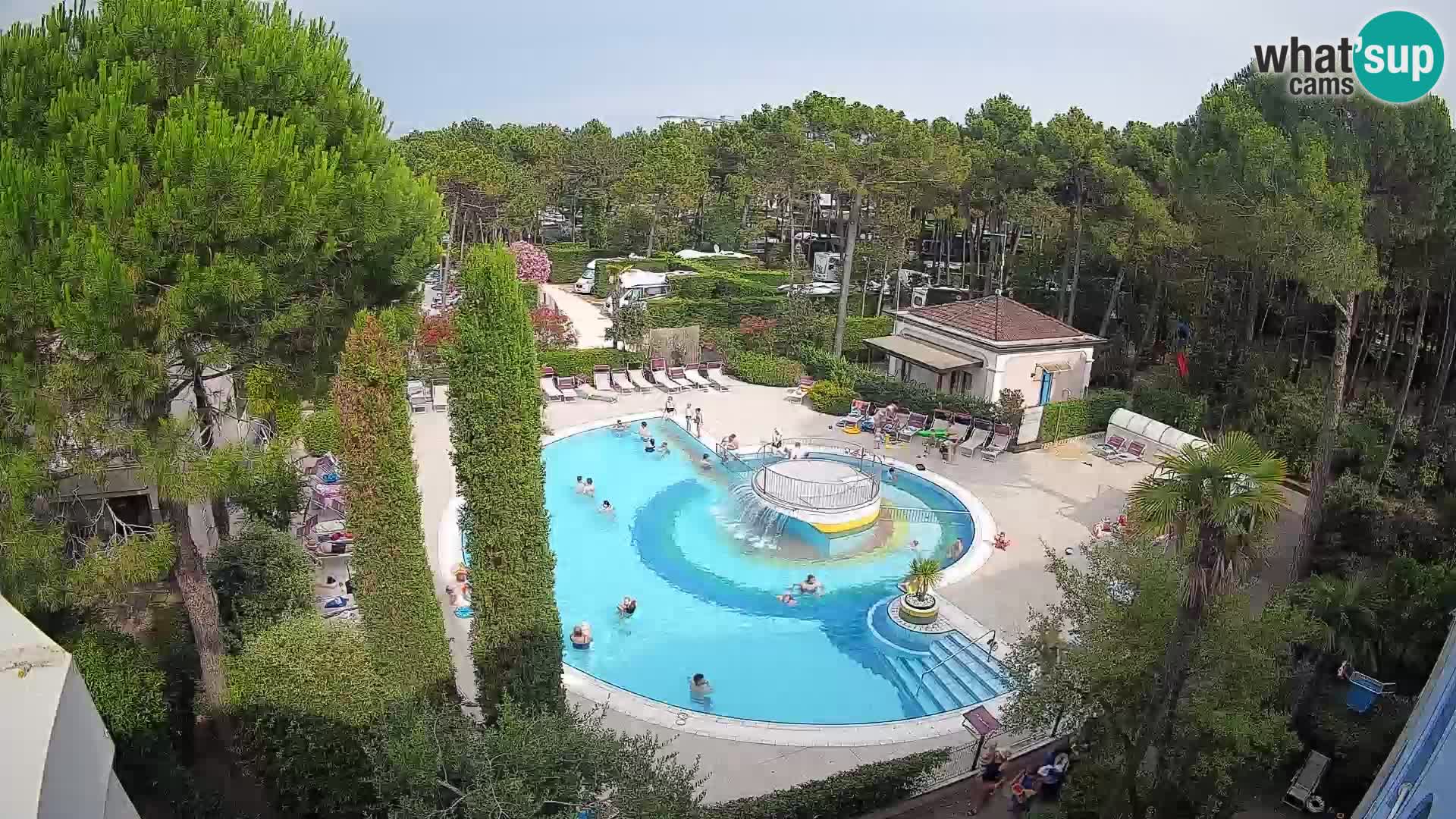 Villaggio Mare Blu piscine LIVE webcam Bibione Pineda – Italie