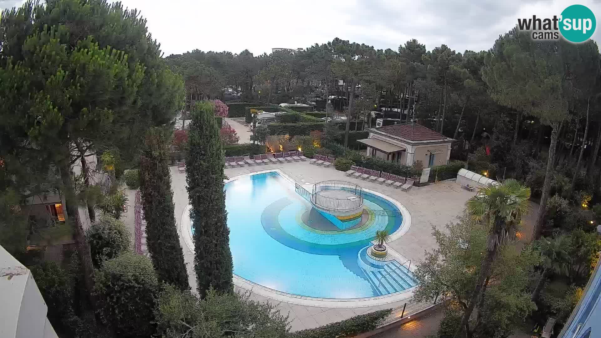 Piscina Villaggio Mare Blu webcam LIVE Bibione Pineda – Italia