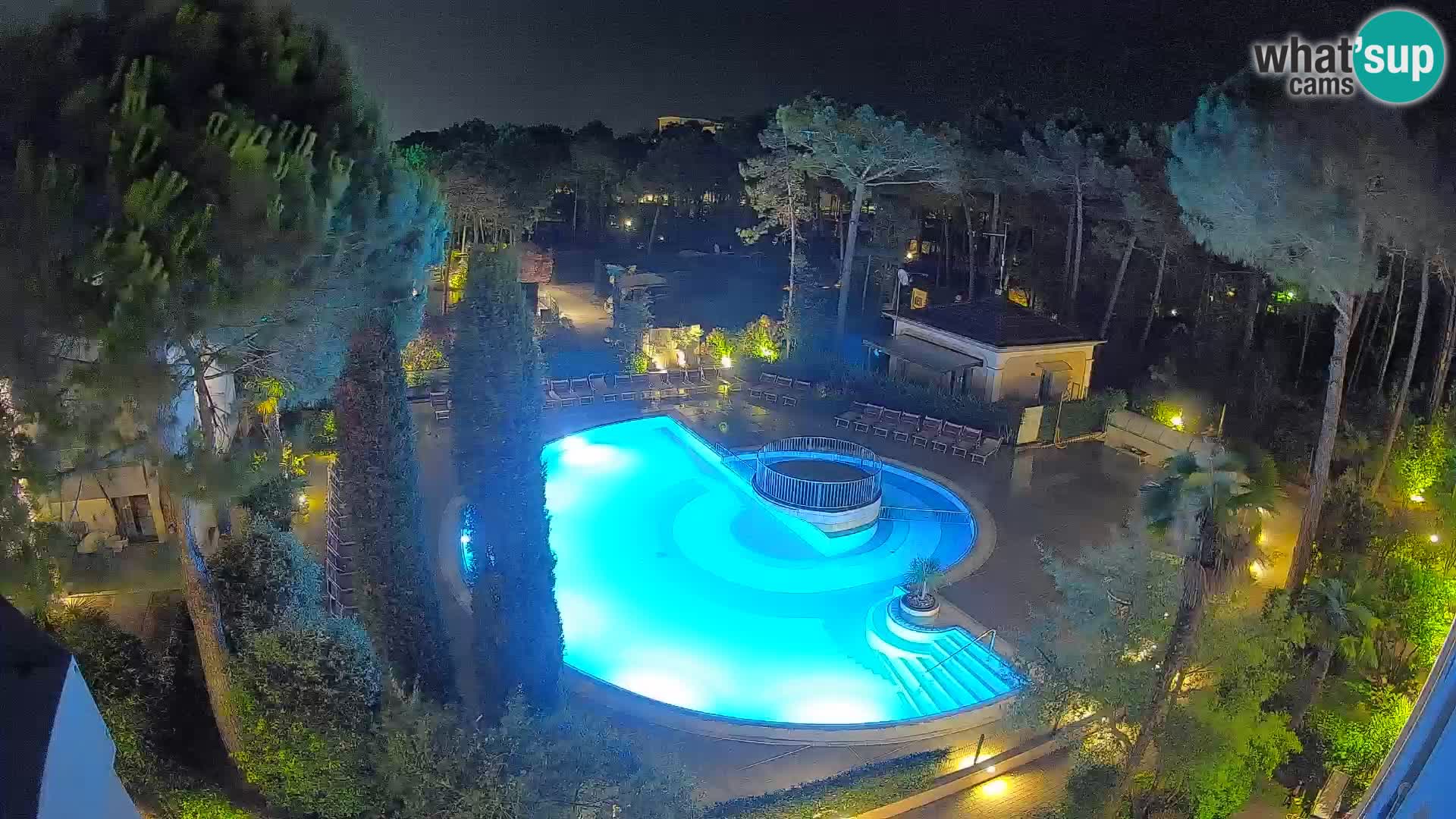 Piscina Villaggio Mare Blu webcam LIVE Bibione Pineda – Italia