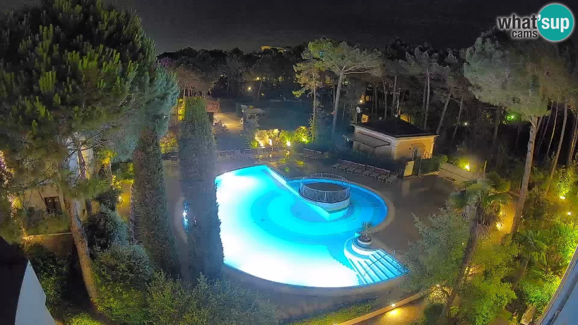 Piscina Villaggio Mare Blu webcam LIVE Bibione Pineda – Italia