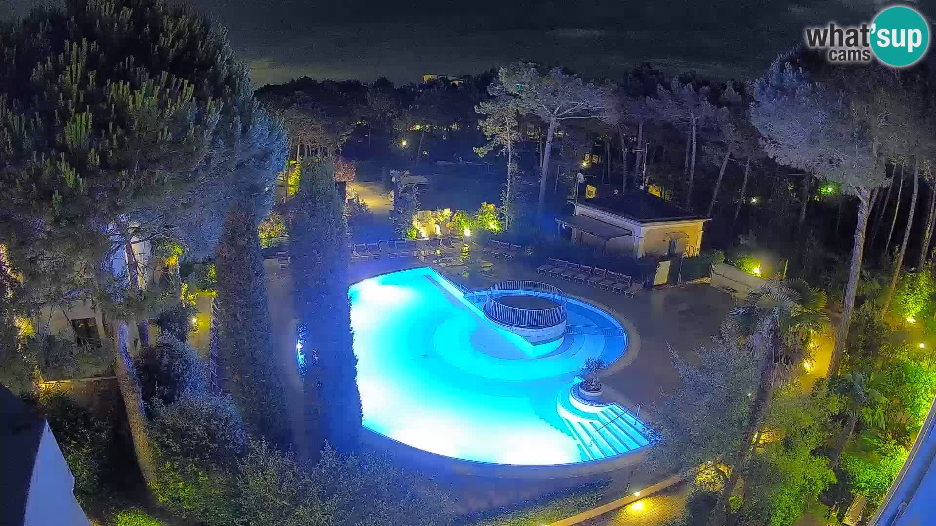 Villaggio Mare Blu piscine LIVE webcam Bibione Pineda – Italie