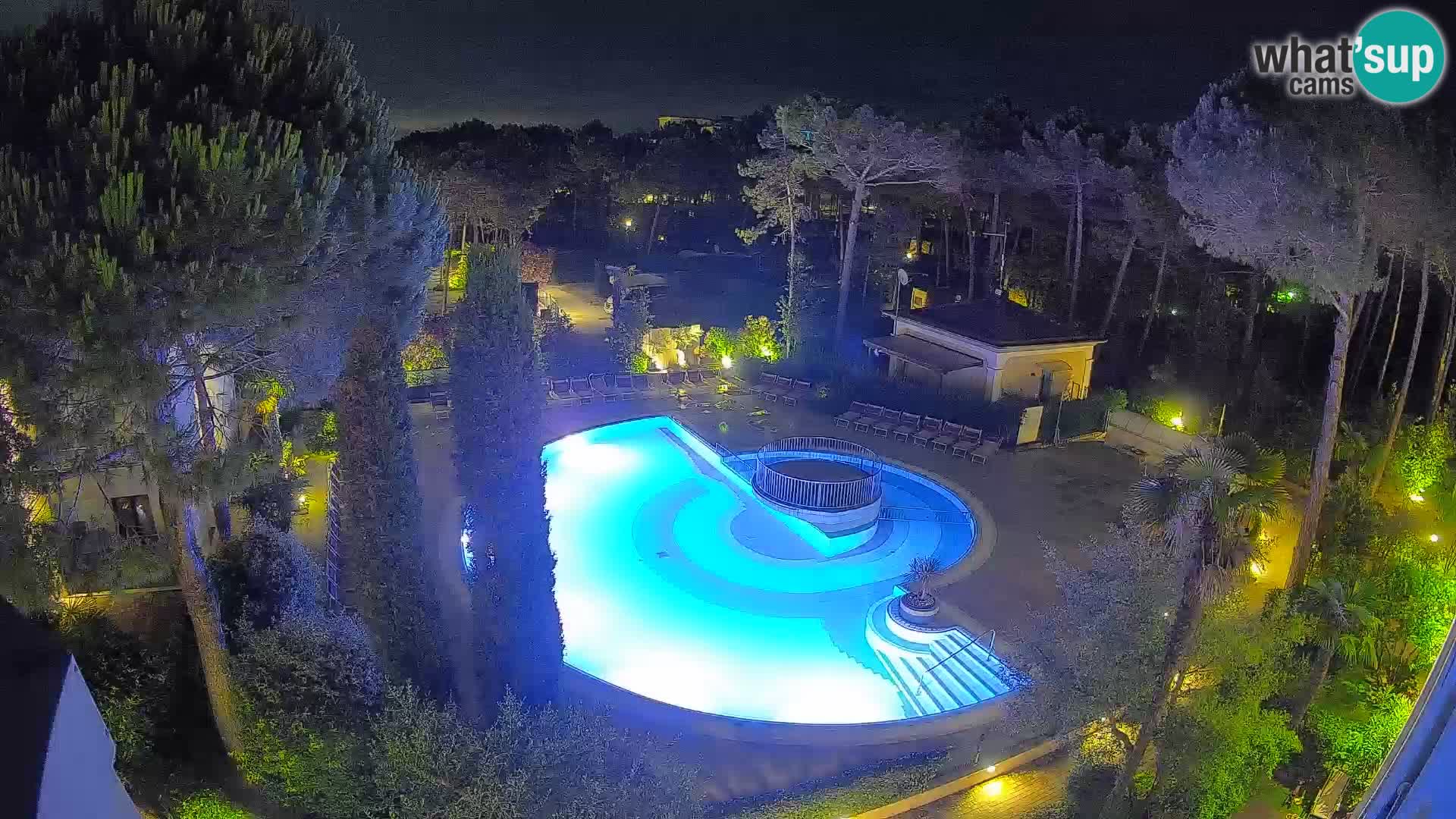 Villaggio Mare Blu piscine LIVE webcam Bibione Pineda – Italie