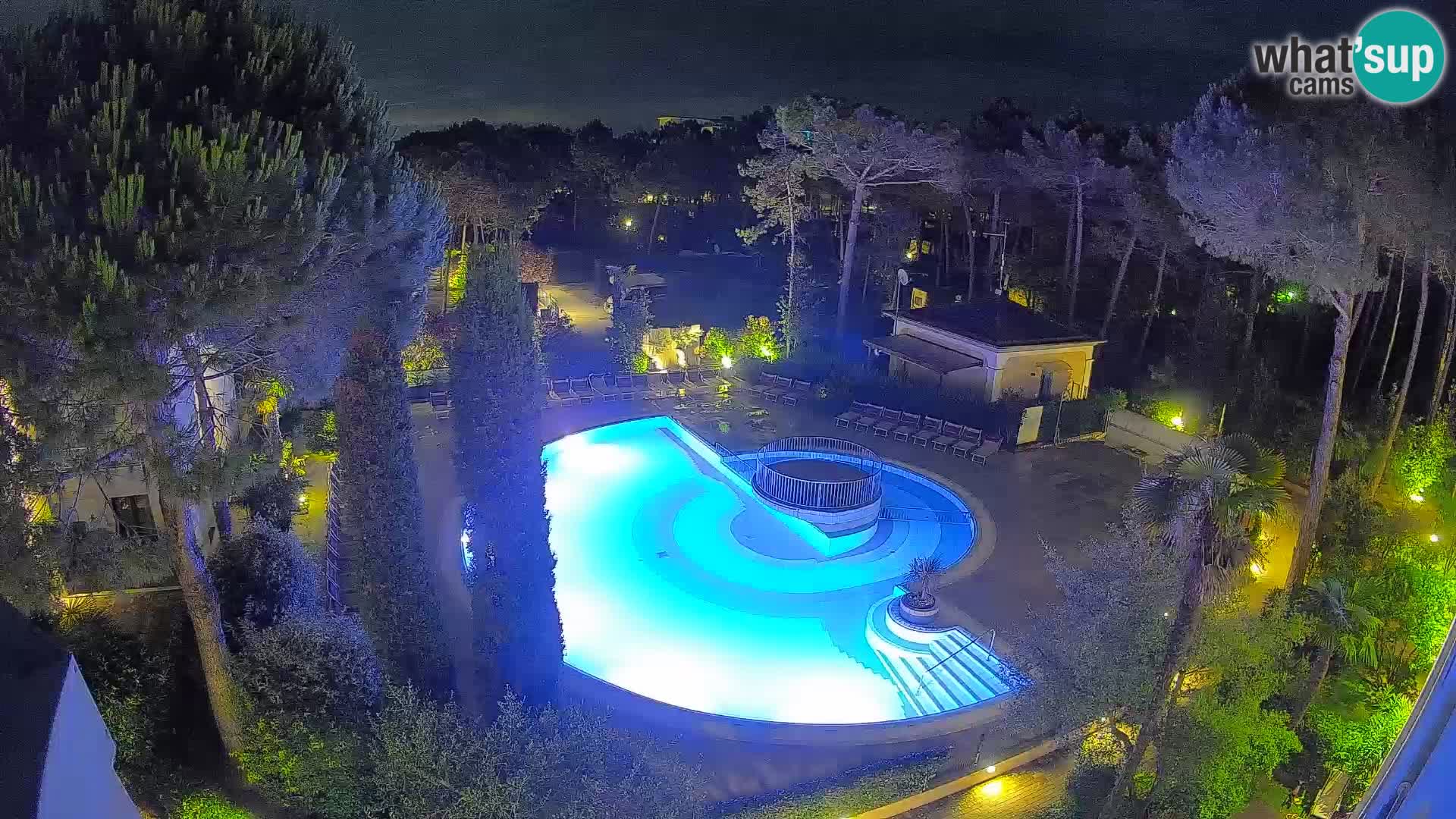 Piscina Villaggio Mare Blu EN VIVO webcam Bibione Pineda – Italia