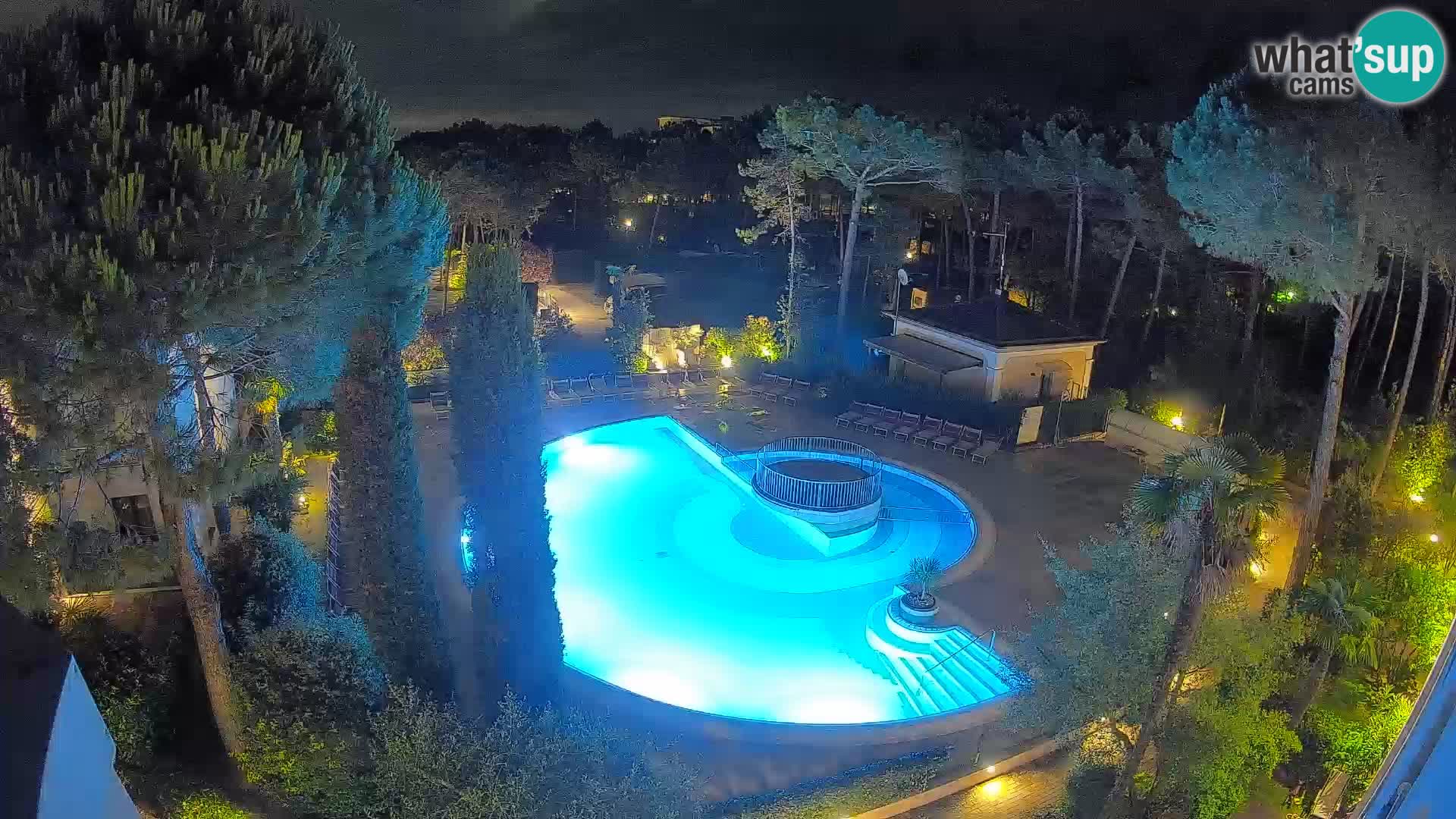 Villaggio Mare Blu piscine LIVE webcam Bibione Pineda – Italie