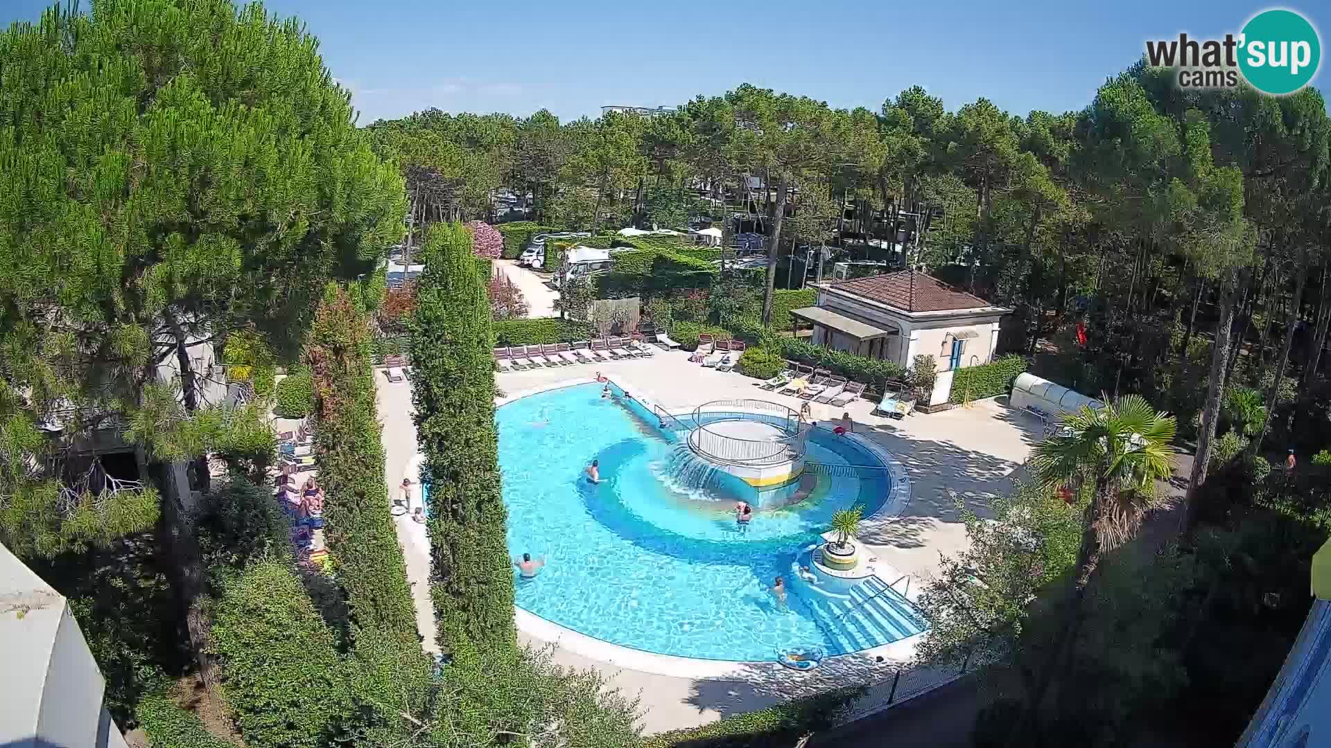 Villaggio Mare Blu pool LIVE webcam Bibione Pineda – Italy