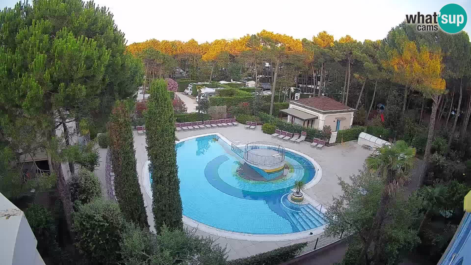 Villaggio Mare Blu pool LIVE webcam Bibione Pineda – Italy