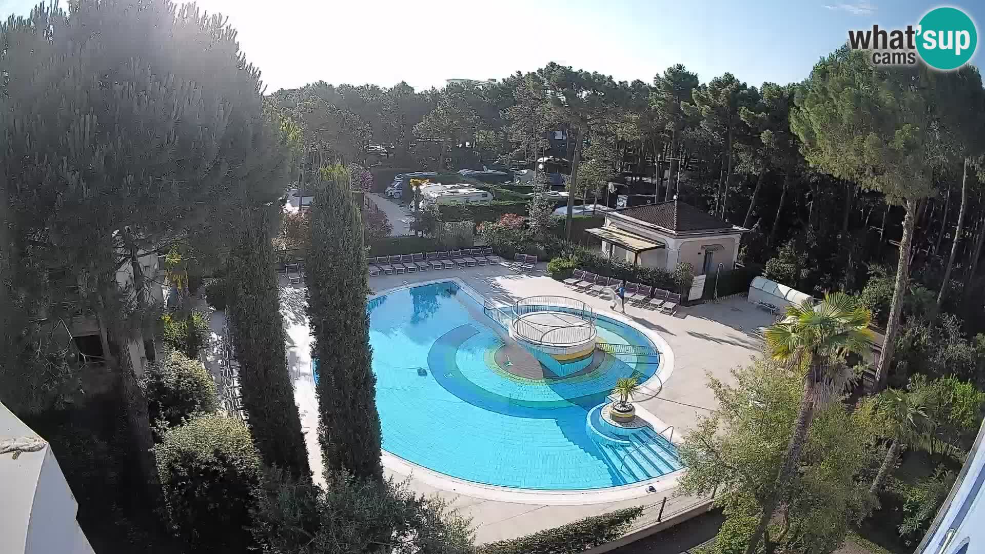 Villaggio Mare Blu pool LIVE webcam Bibione Pineda – Italy