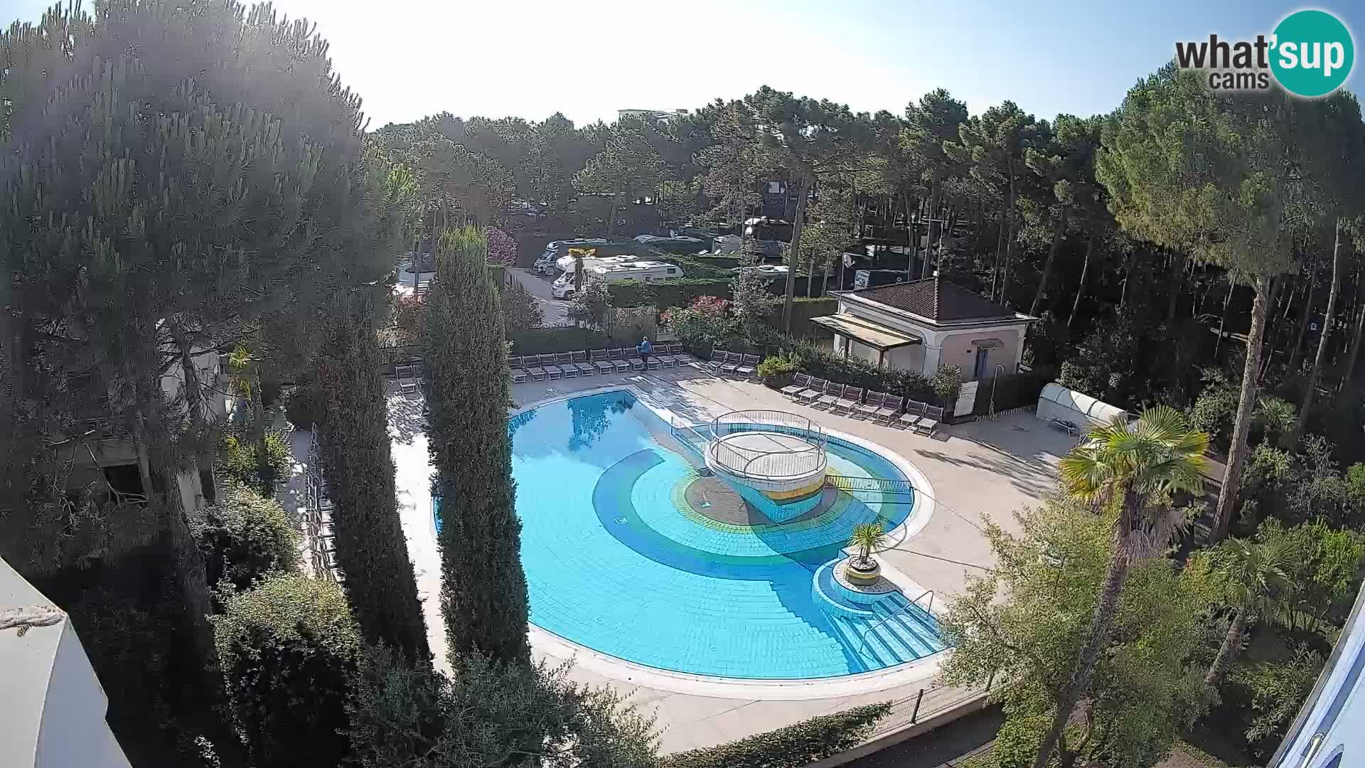Piscina Villaggio Mare Blu EN VIVO webcam Bibione Pineda – Italia