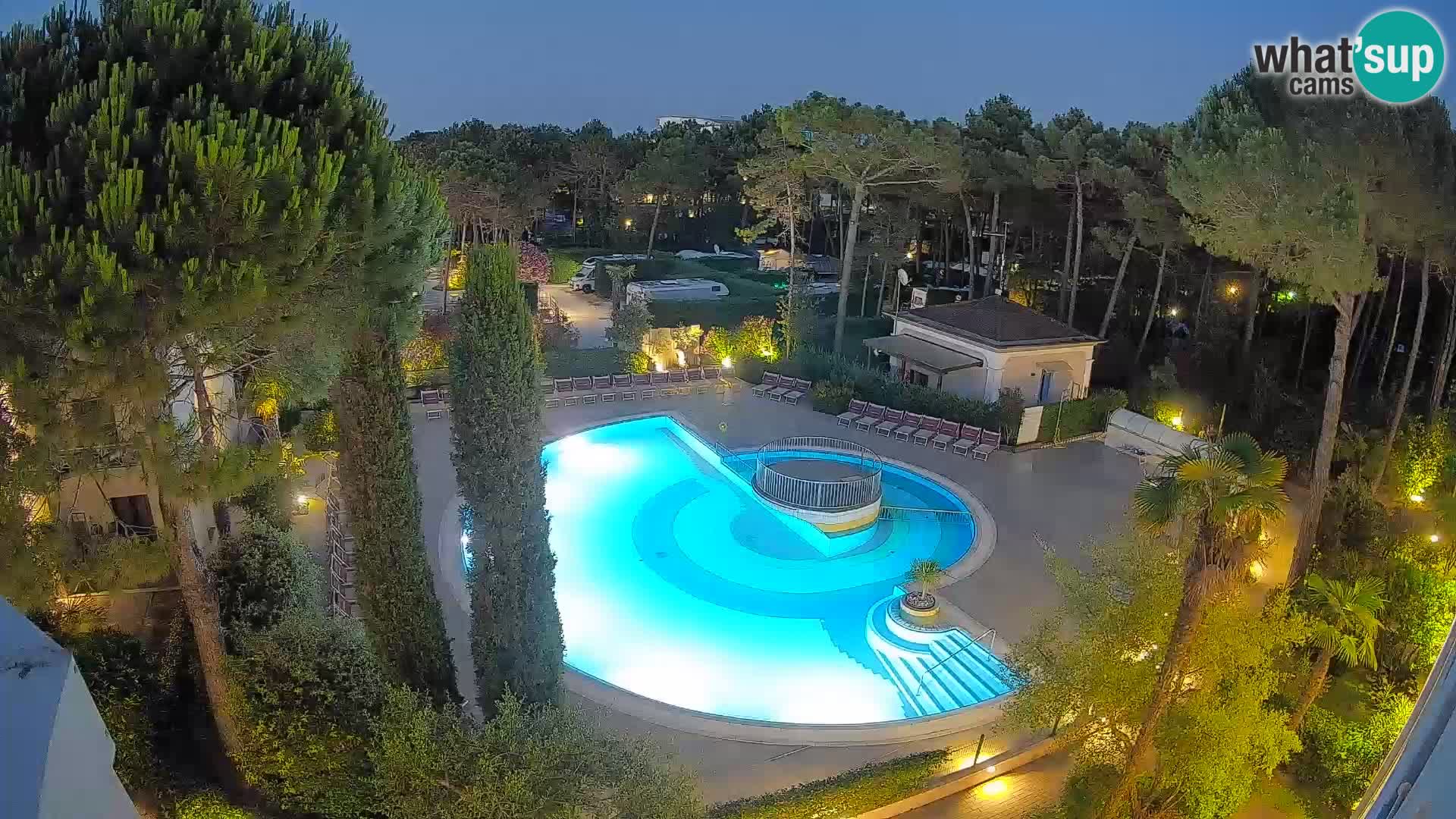 Villaggio Mare Blu pool LIVE webcam Bibione Pineda – Italy