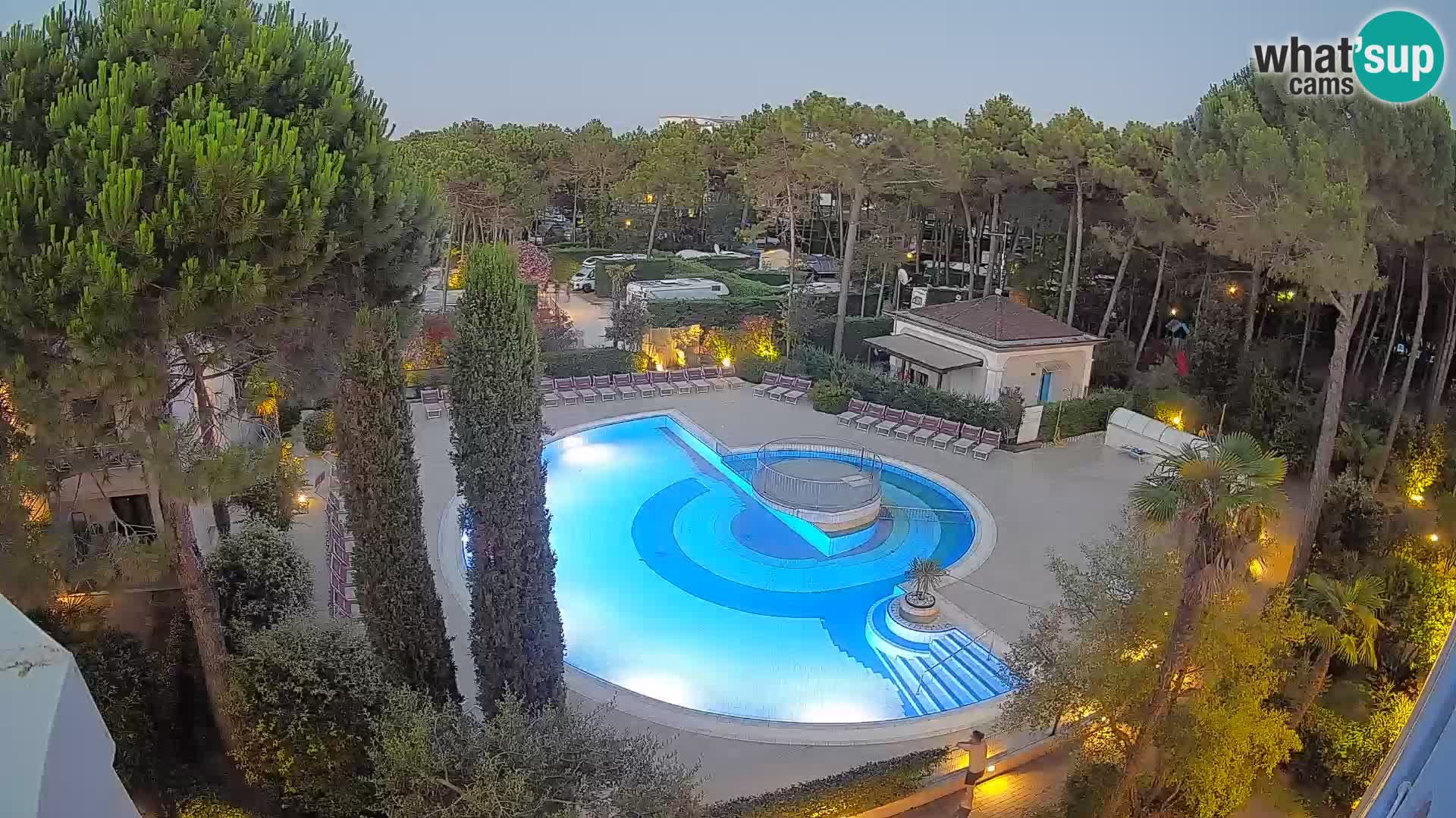 Villaggio Mare Blu pool LIVE webcam Bibione Pineda – Italy