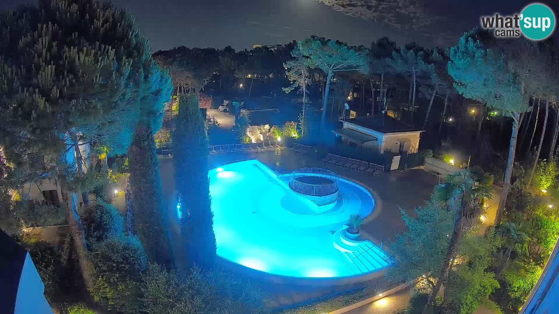 Villaggio Mare Blu pool LIVE webcam Bibione Pineda – Italy