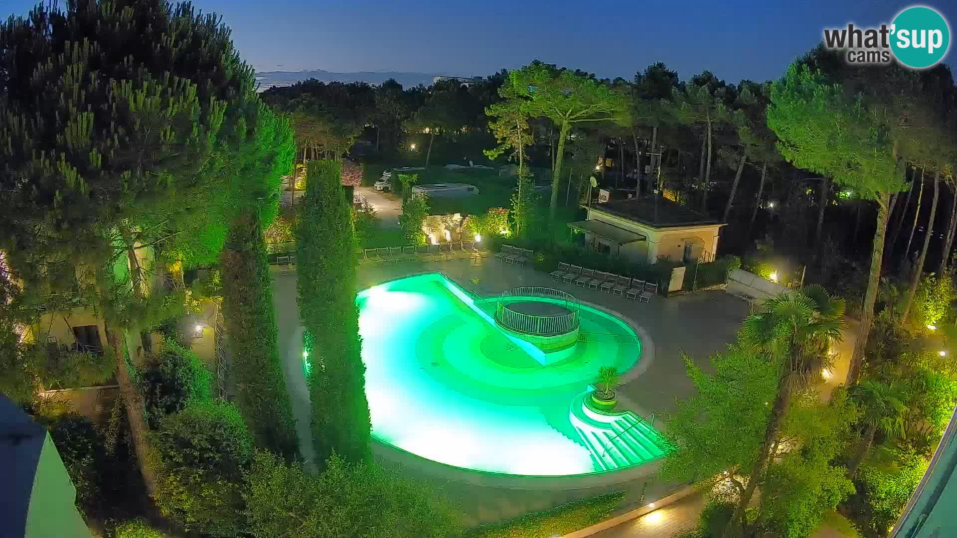 Piscina Villaggio Mare Blu webcam LIVE Bibione Pineda – Italia