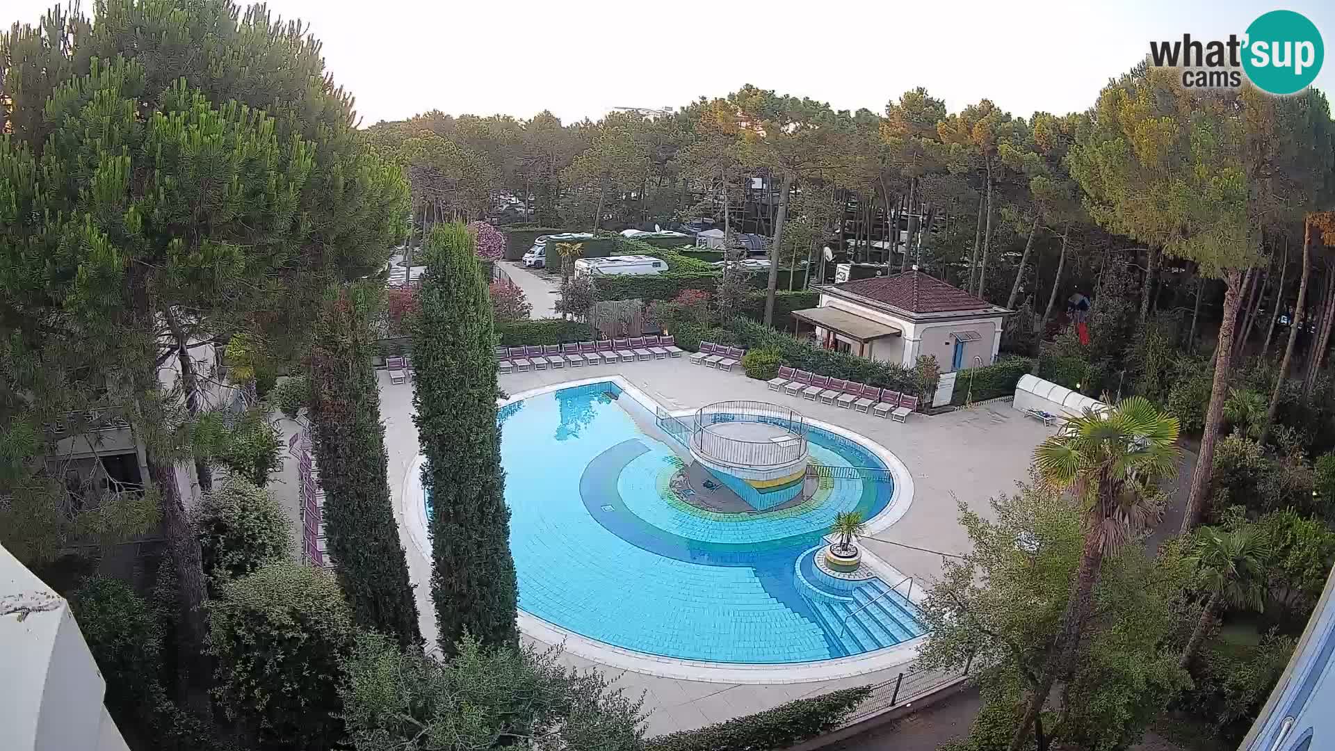 Piscina Villaggio Mare Blu webcam LIVE Bibione Pineda – Italia