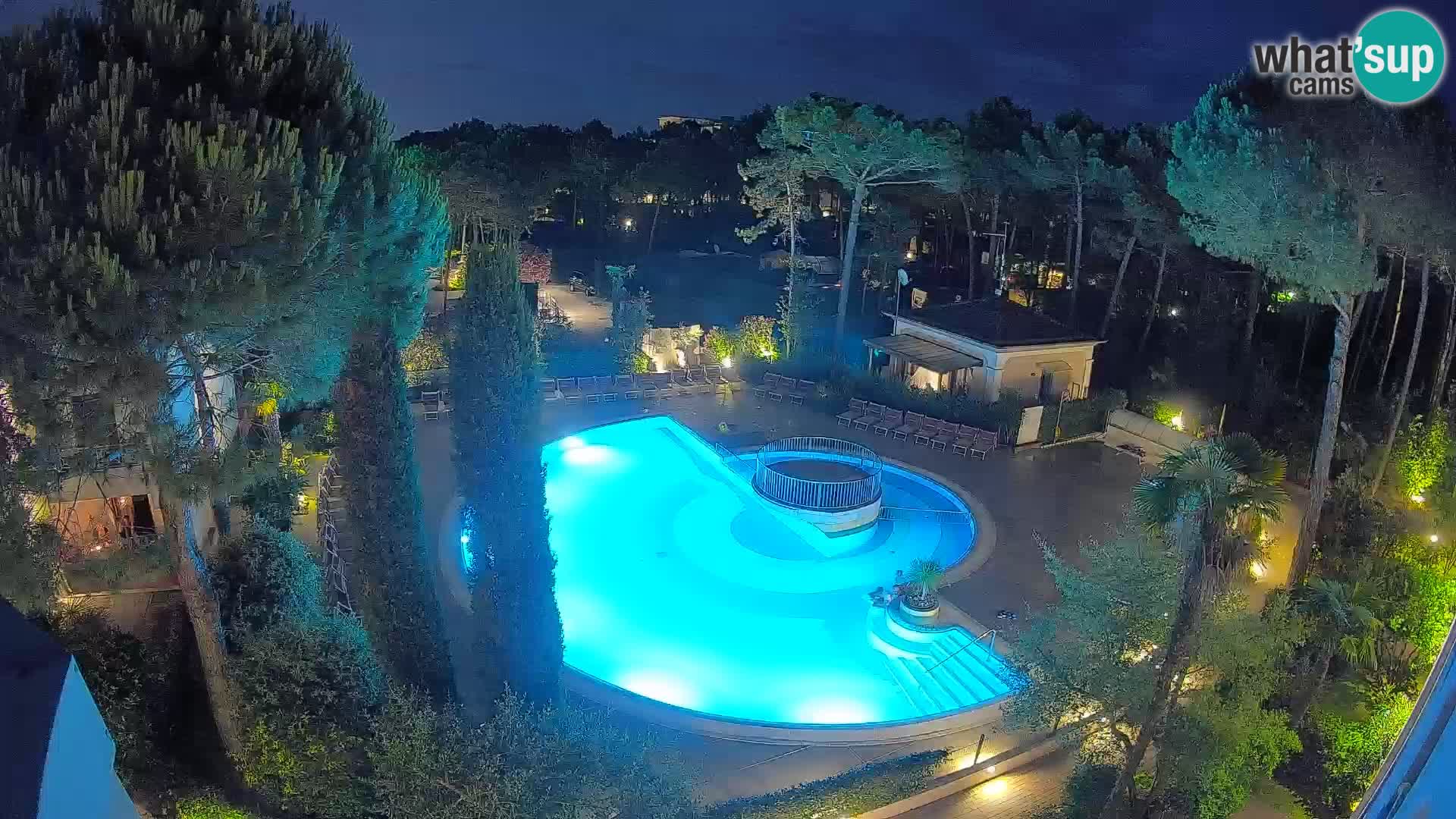 Piscina Villaggio Mare Blu webcam LIVE Bibione Pineda – Italia