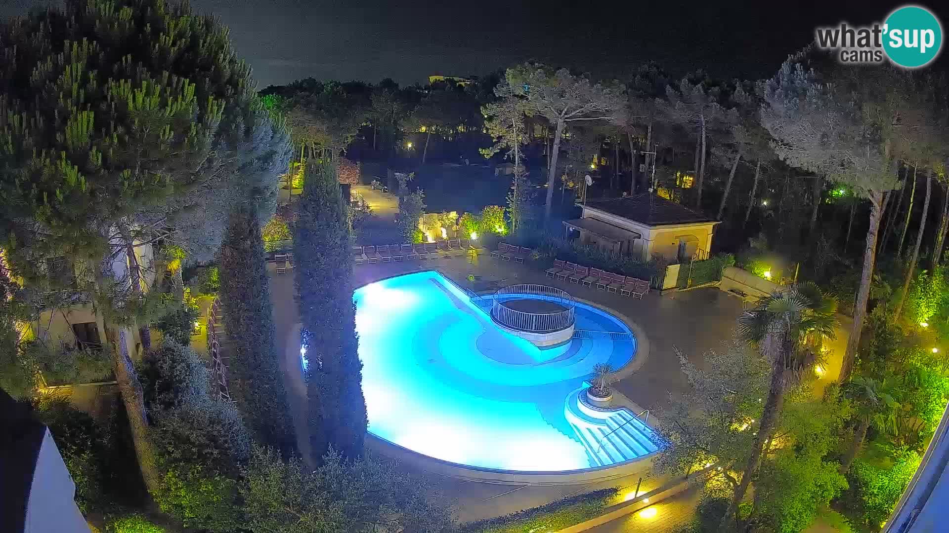 Piscina Villaggio Mare Blu EN VIVO webcam Bibione Pineda – Italia