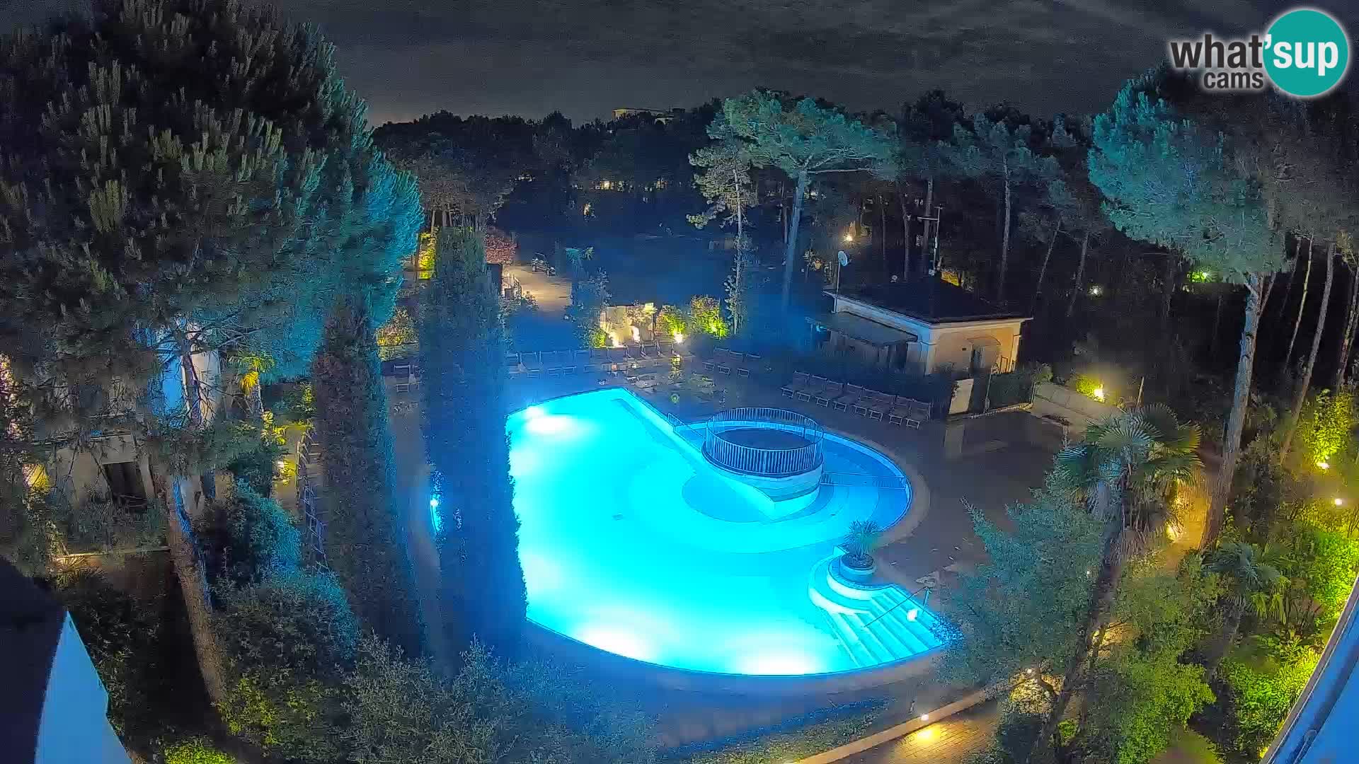 Piscina Villaggio Mare Blu webcam LIVE Bibione Pineda – Italia