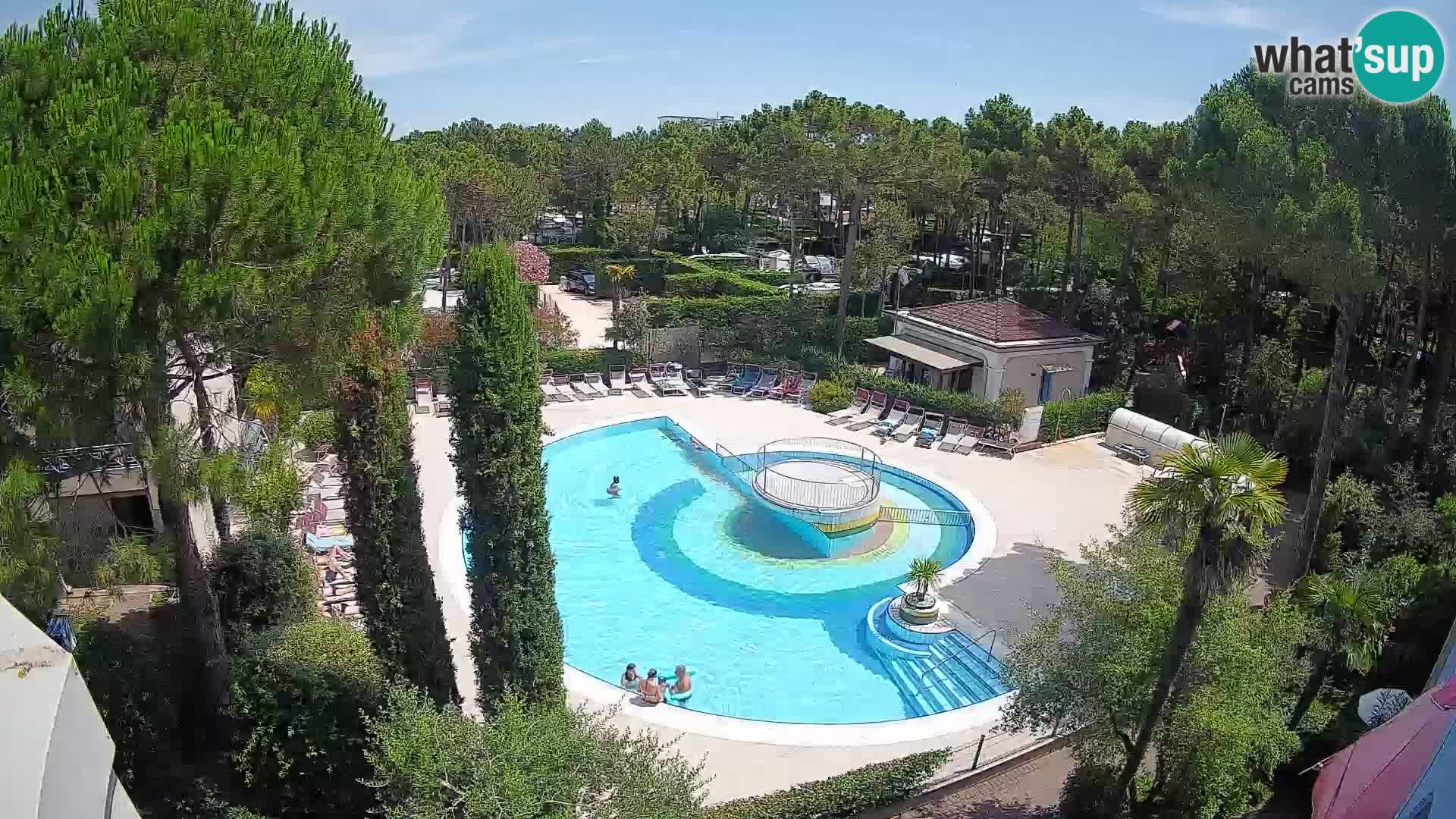 Piscina Villaggio Mare Blu webcam LIVE Bibione Pineda – Italia