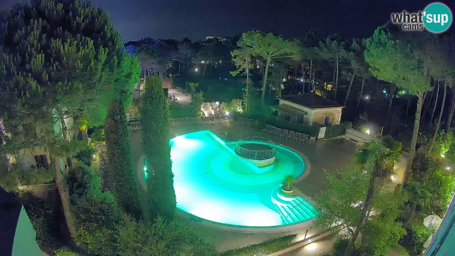 Villaggio Mare Blu piscine LIVE webcam Bibione Pineda – Italie