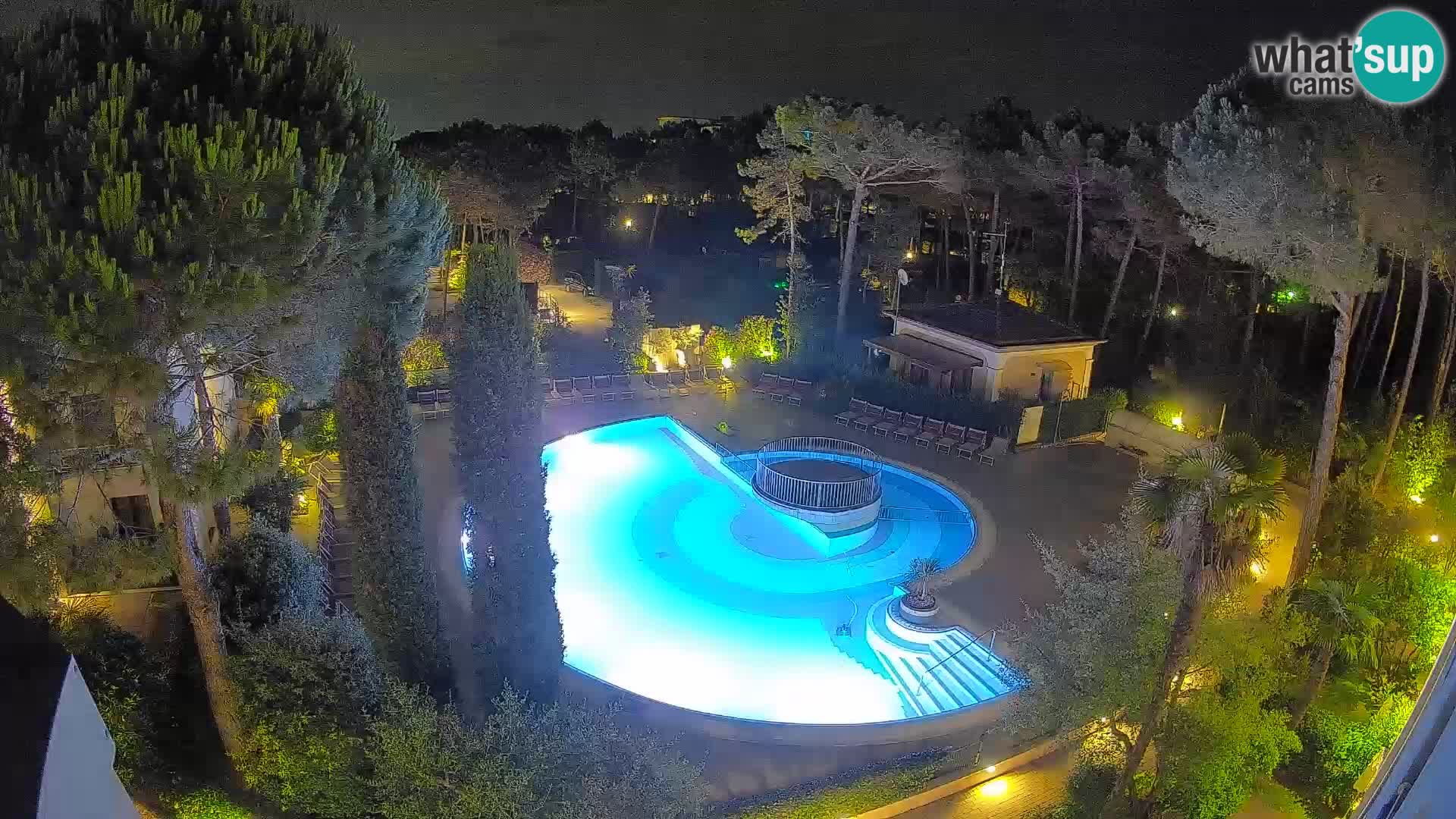 Piscina Villaggio Mare Blu webcam LIVE Bibione Pineda – Italia