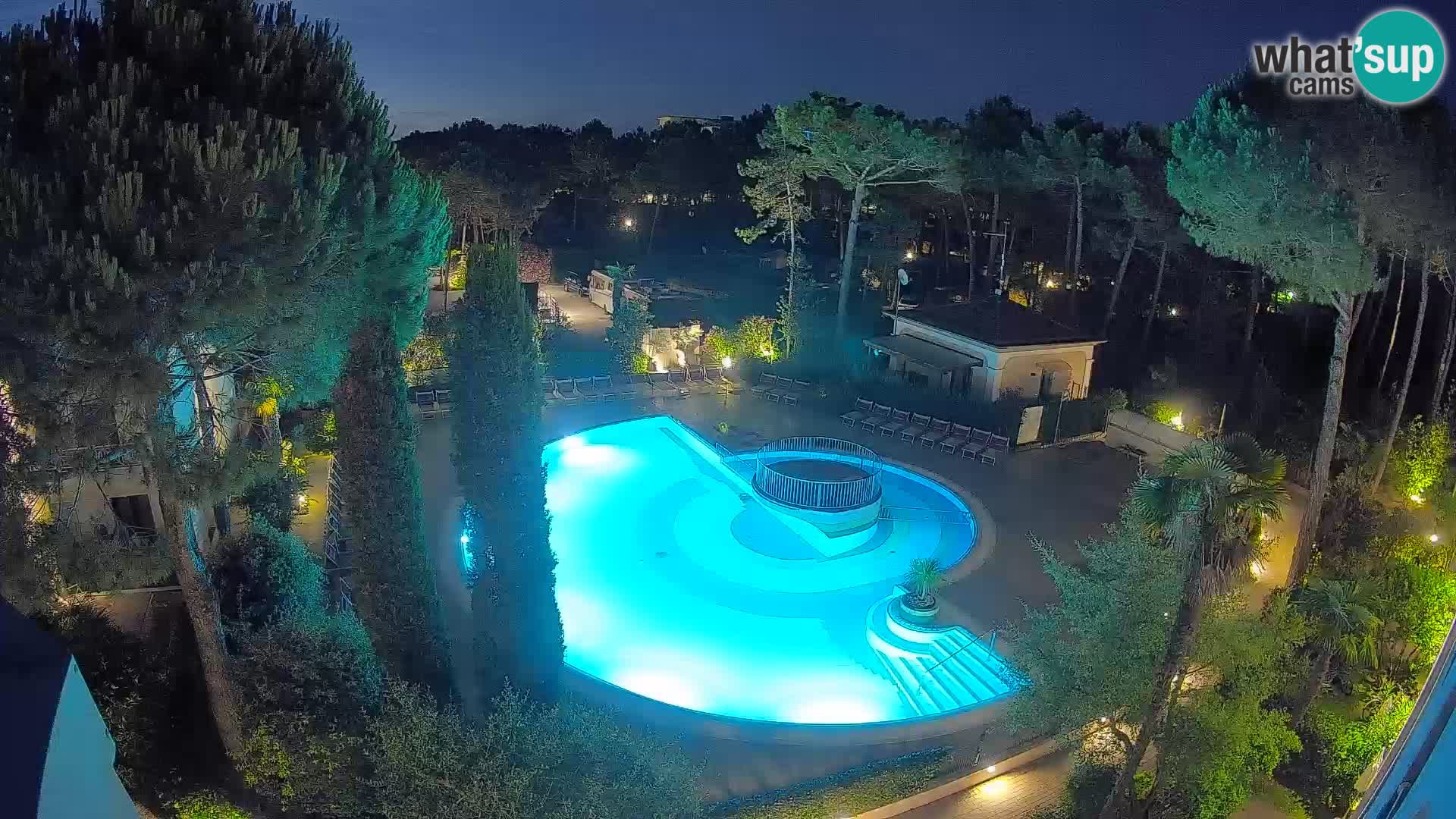 Piscina Villaggio Mare Blu webcam LIVE Bibione Pineda – Italia