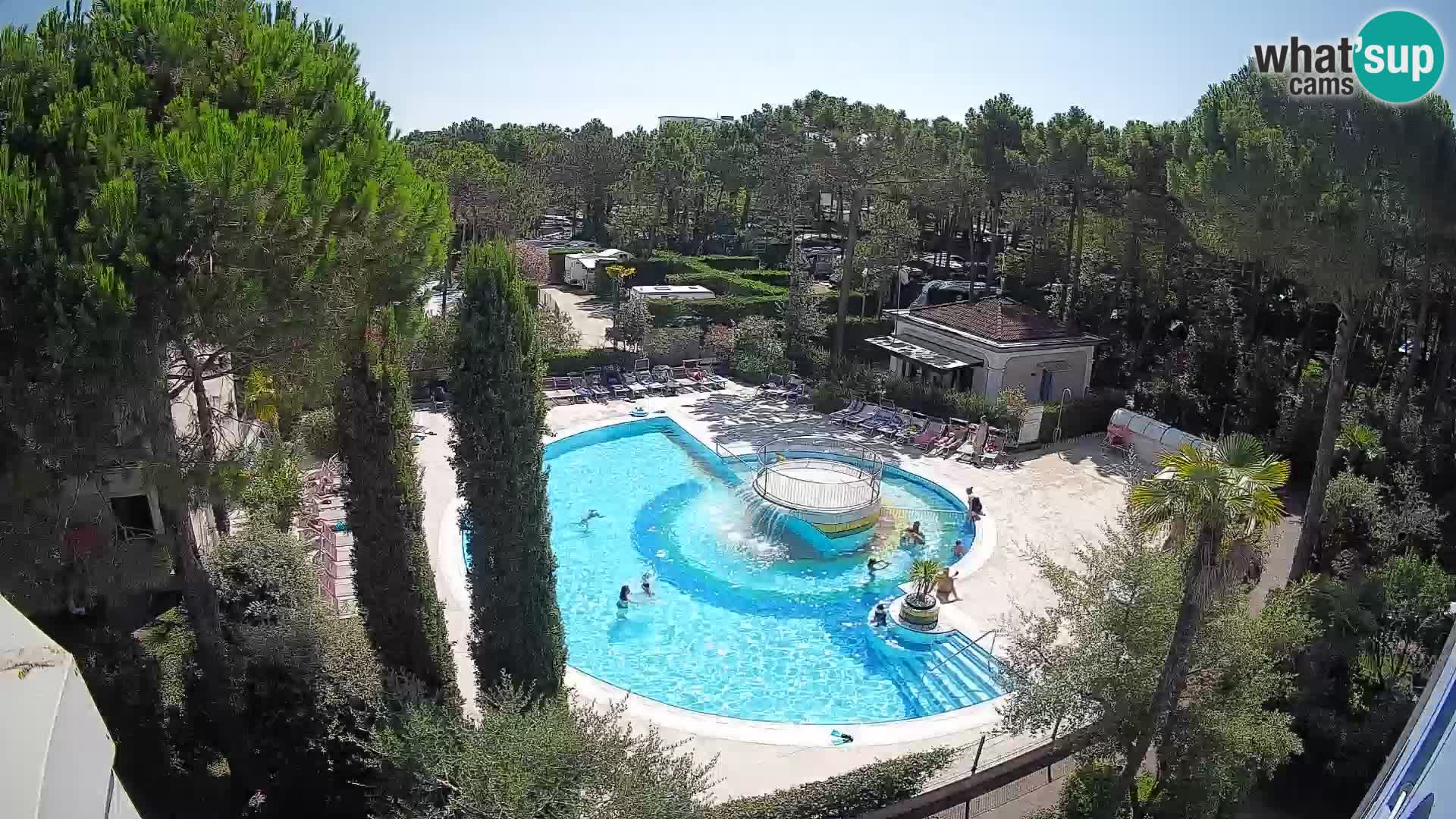 Villaggio Mare Blu piscine LIVE webcam Bibione Pineda – Italie
