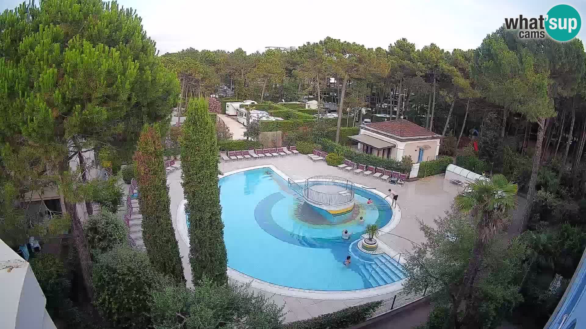 Villaggio Mare Blu pool LIVE webcam Bibione Pineda – Italy