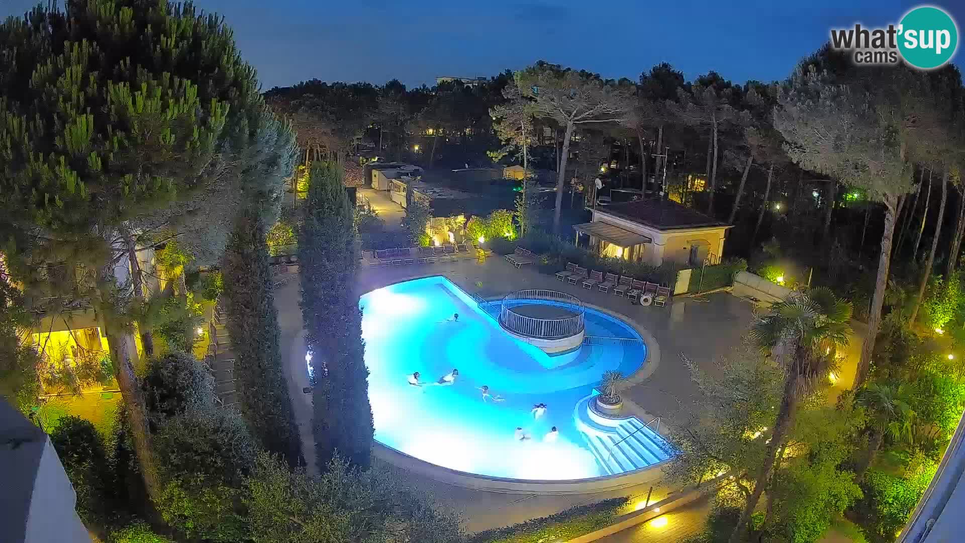 Villaggio Mare Blu pool LIVE webcam Bibione Pineda – Italy