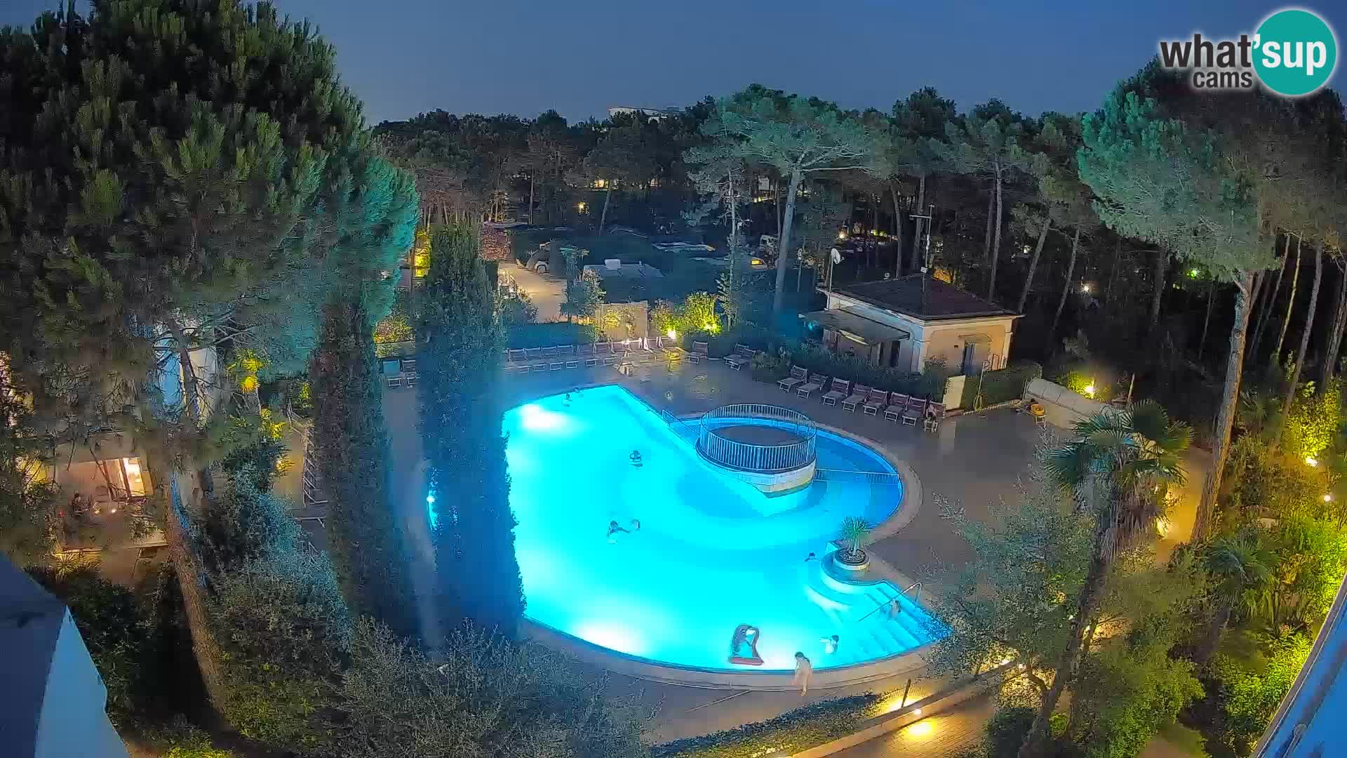 Piscina Villaggio Mare Blu webcam LIVE Bibione Pineda – Italia