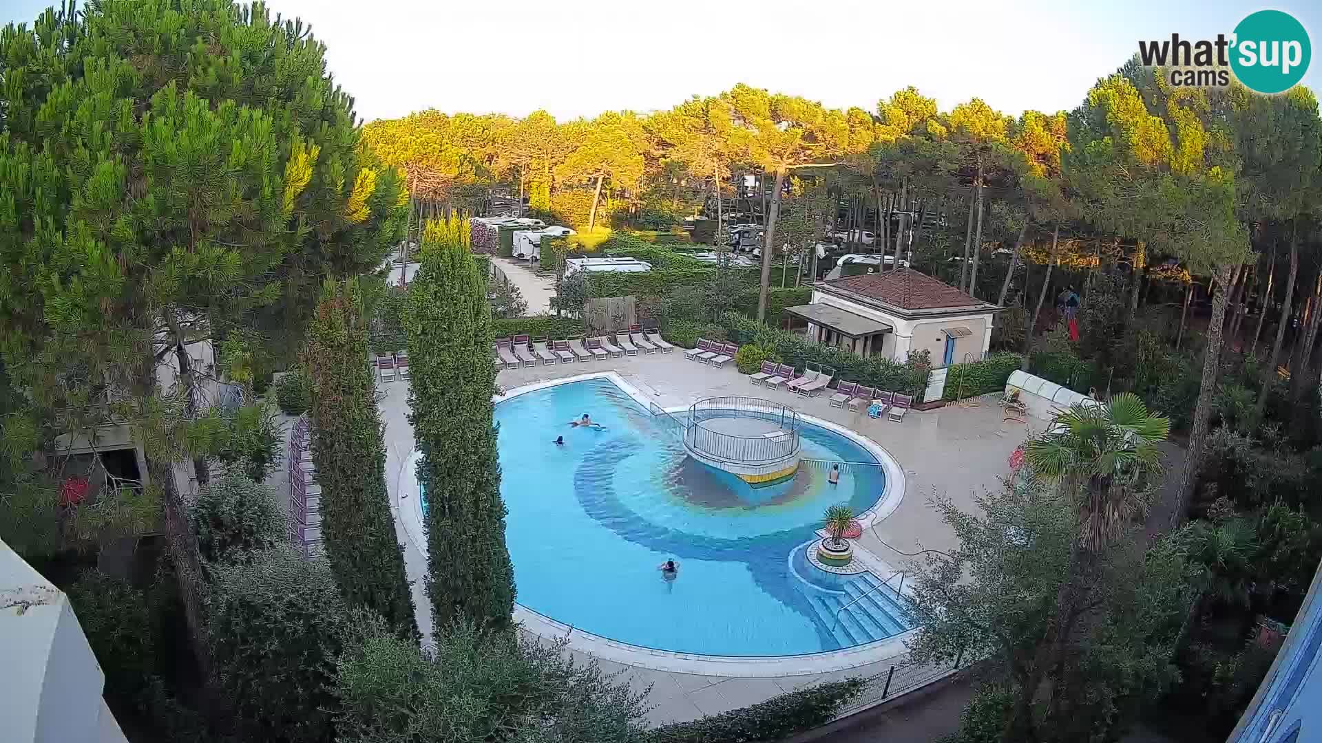 Villaggio Mare Blu Pool LIVE-Webcam Bibione Pineda – Italien