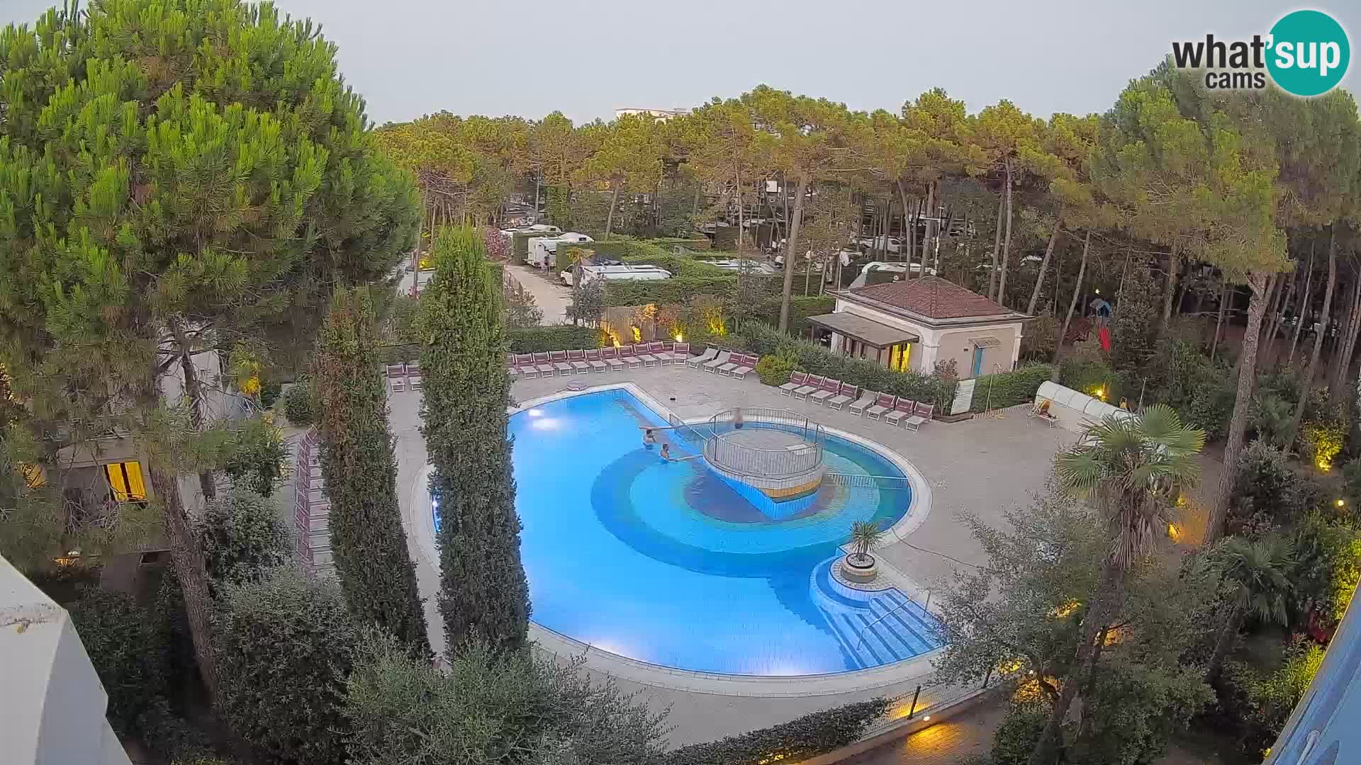 Villaggio Mare Blu pool LIVE webcam Bibione Pineda – Italy