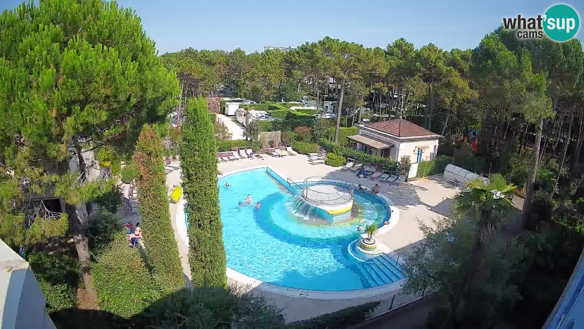 Villaggio Mare Blu Pool LIVE-Webcam Bibione Pineda – Italien